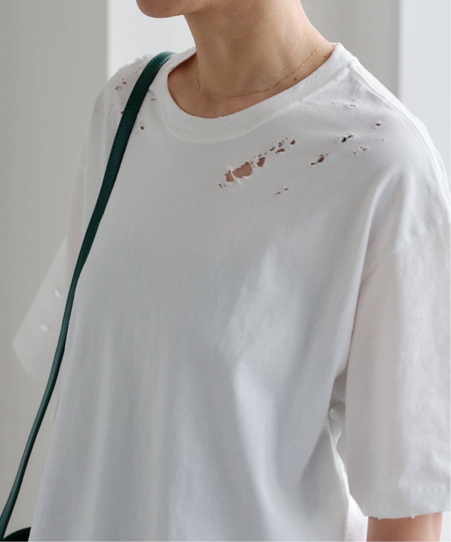 CLANE CRUSH DESIGN OVER TEE（Tシャツ／カットソー）｜BOICE FROM
