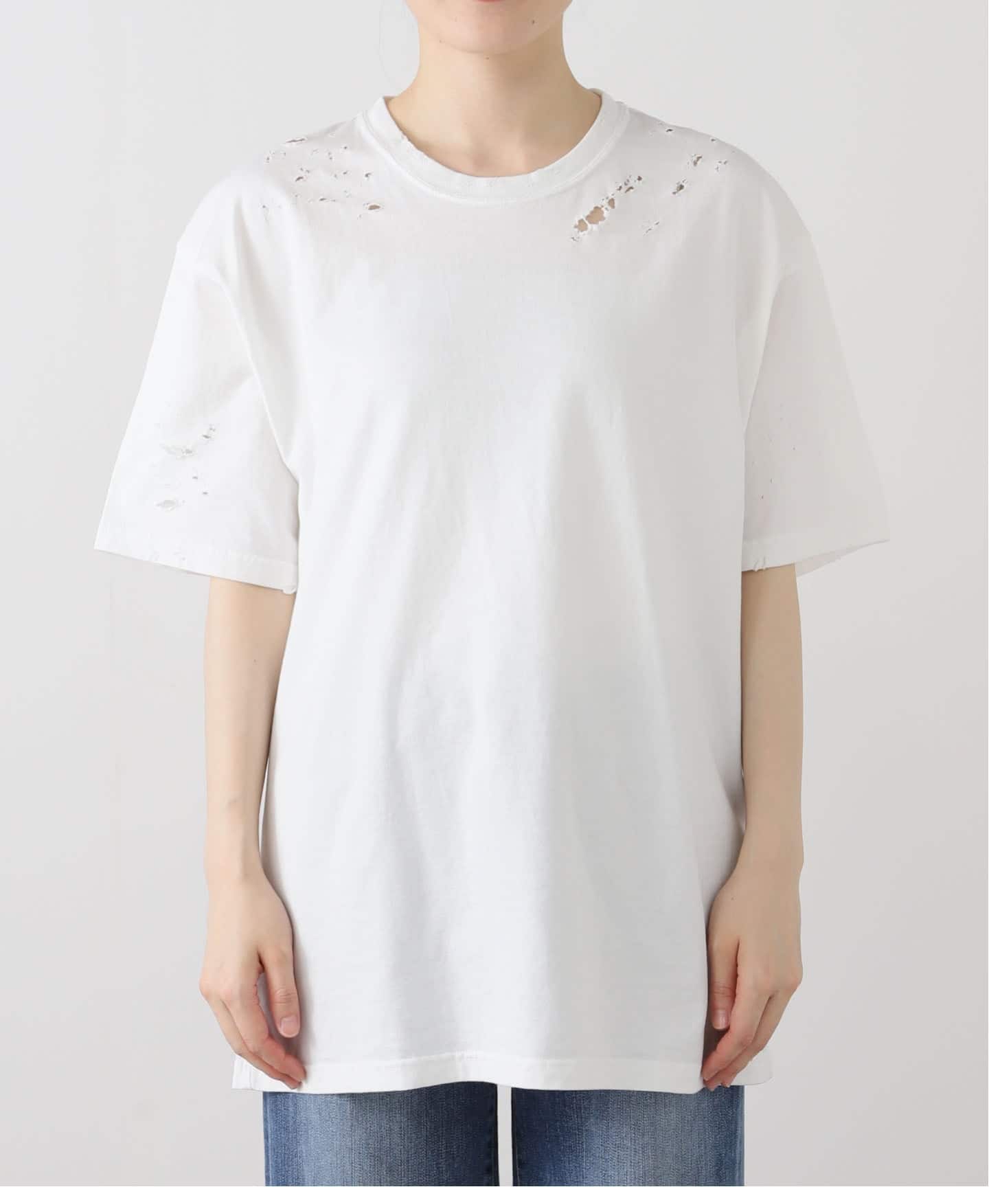 CLANE CRUSH DESIGN OVER TEE（Tシャツ／カットソー）｜BOICE FROM