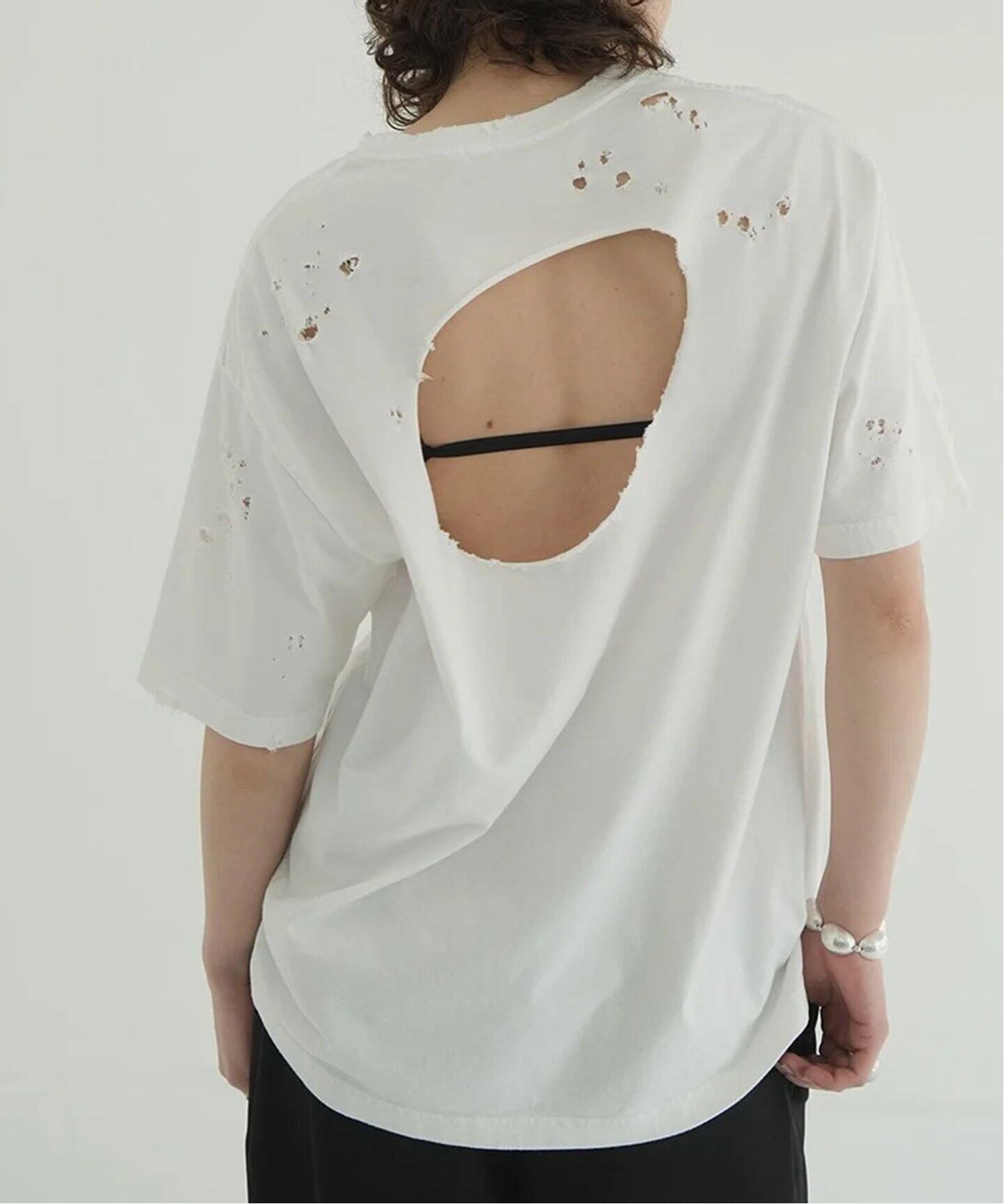 CLANE CRUSH DESIGN OVER TEE（Tシャツ／カットソー）｜BOICE FROM