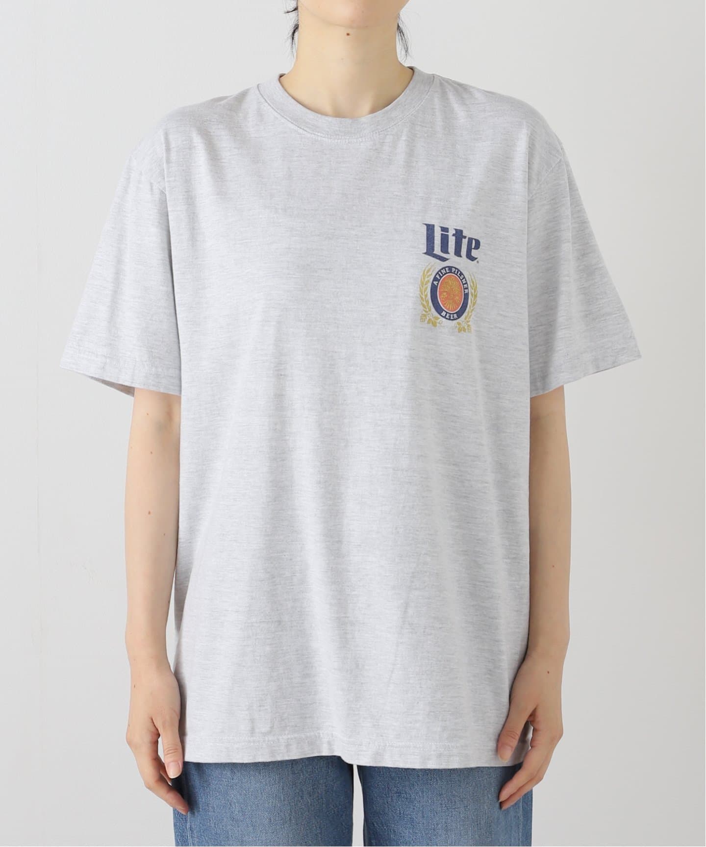 GOOD ROCK SPEED】Miller LITE ロゴ半袖 Tシャツ（Tシャツ