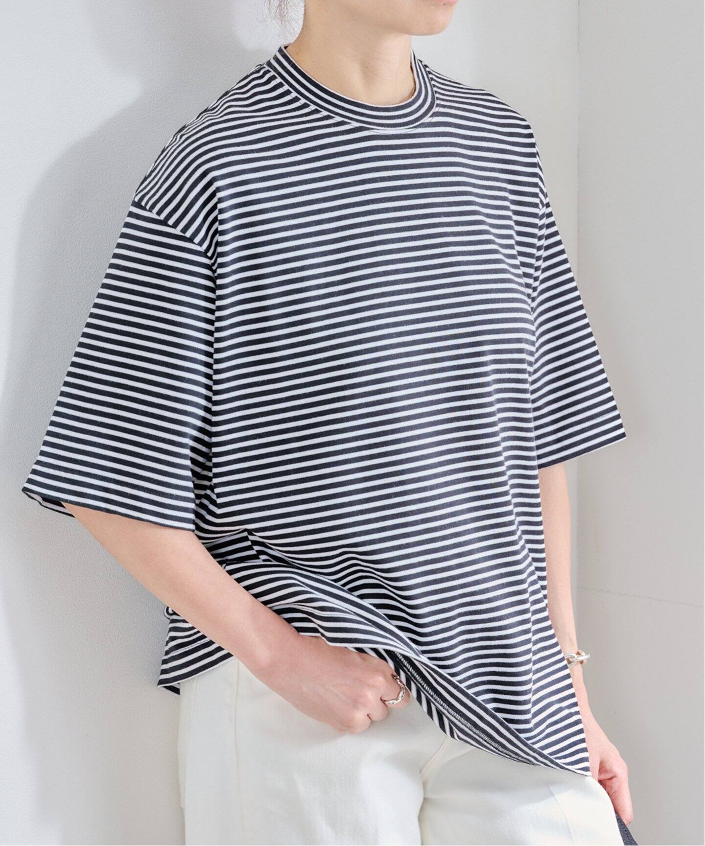 ES.1 Border SS T-shirts (UNISEX)（Tシャツ／カットソー