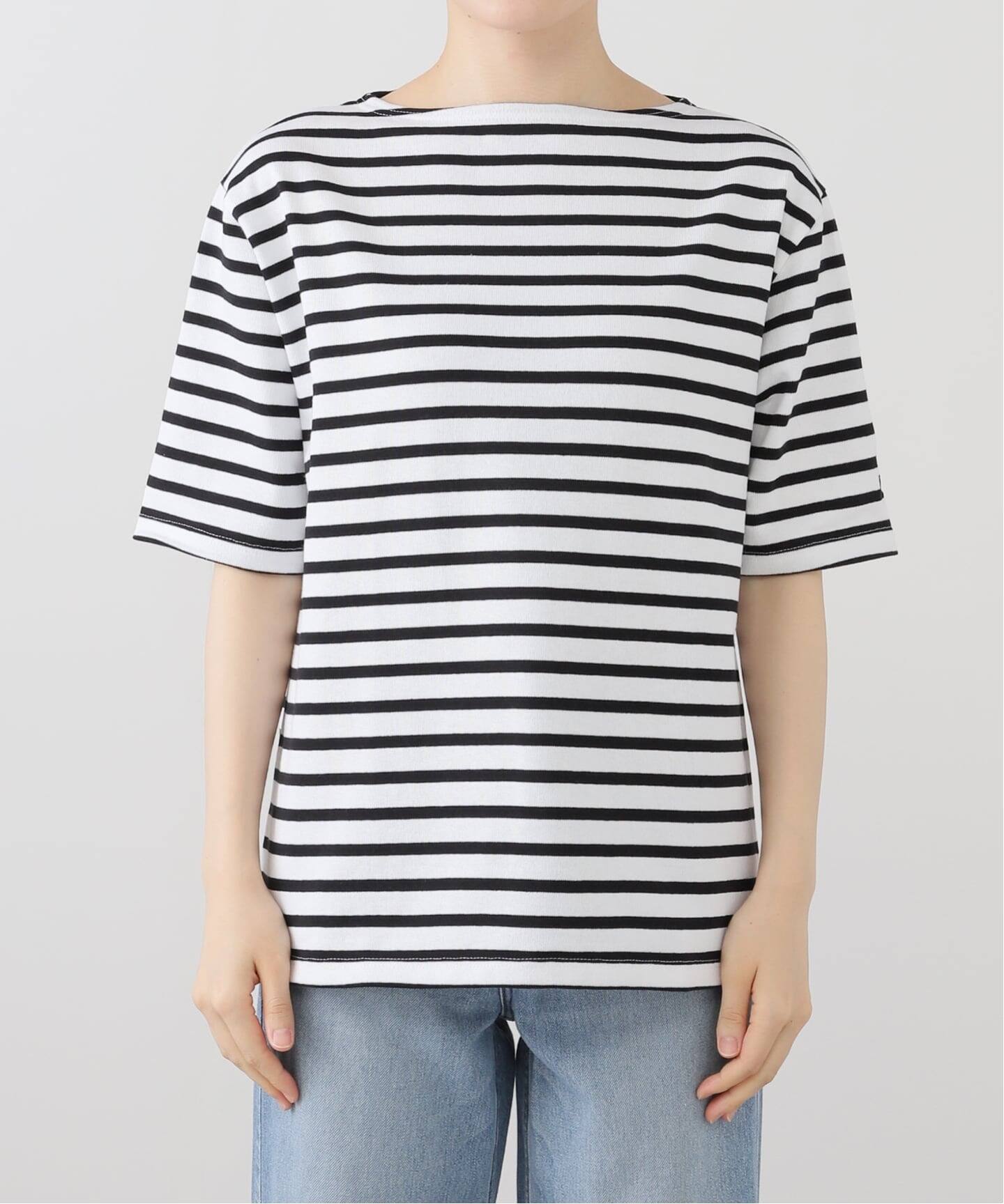 セントジェームス AQUA アクア t5 SAINT JAMES SAINT JAMES / セントジェームスOUESSANT SHORT SLEEVE BORDER