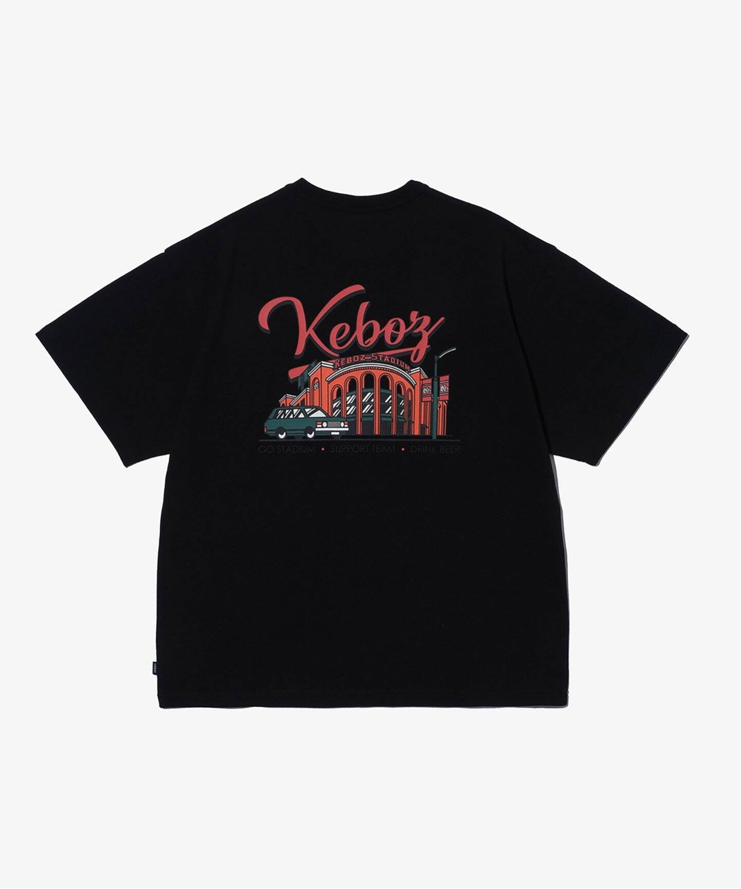 Keboz メッシュユニフォーム Lサイズ オリーブ EFG MESH BASEBALL HALF ZIP JERSEY（シャツ/ブラウス）｜KEBOZ