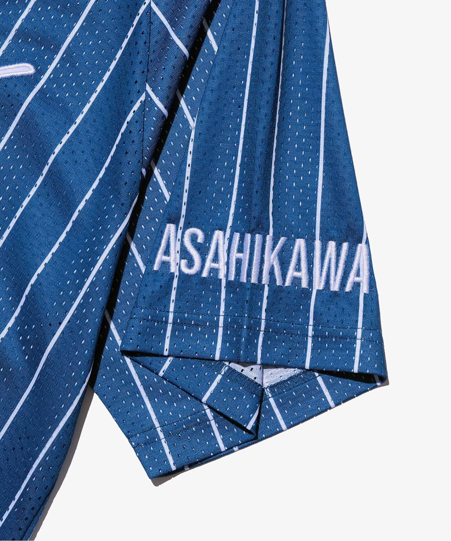 MESH STRIPE BASEBALL JERSEY（その他トップス）｜KEBOZ（ケボズ