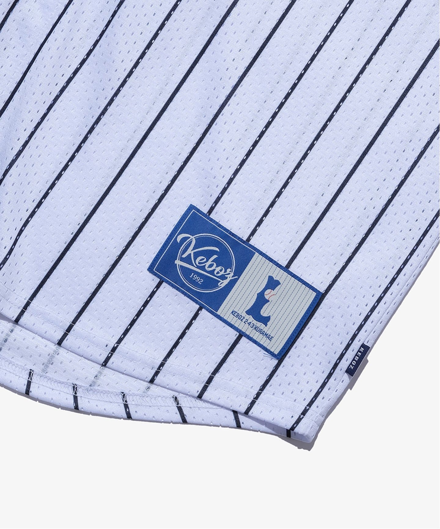 MESH STRIPE BASEBALL JERSEY（その他トップス）｜KEBOZ（ケボズ