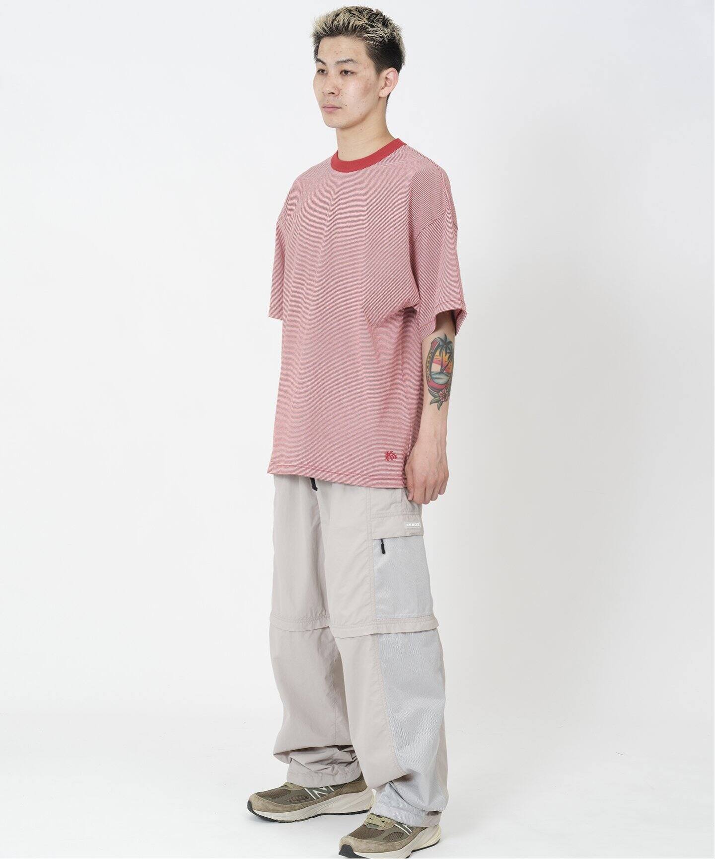 SINGLE BORDER S/S TEE(Tシャツ/カットソー)|KEBOZ(ケボズ SINGLE BORDER S/S TEE(Tシャツ/カットソー)|KEBOZ(ケボズ