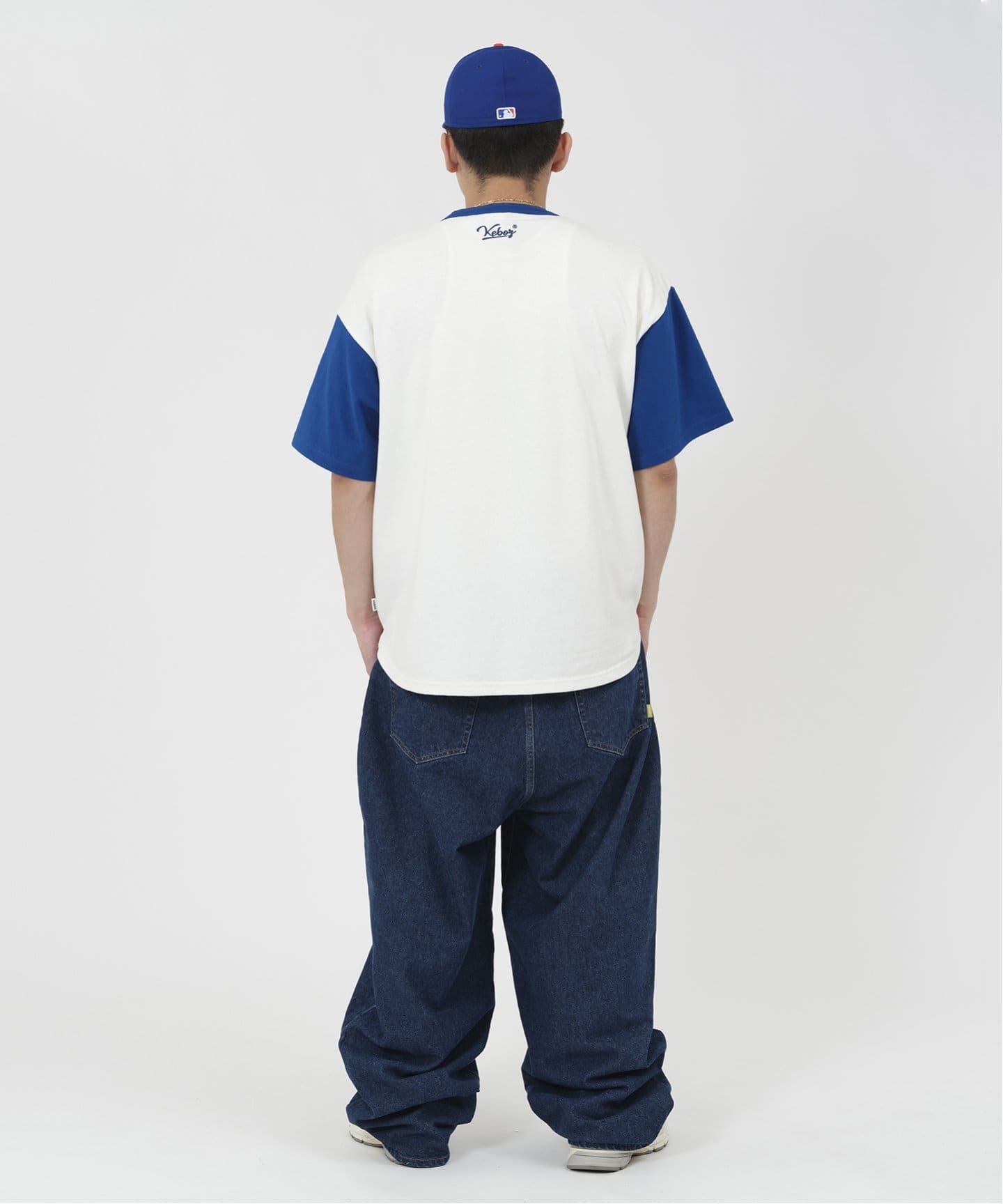 KEBOZ x MLB NEW YORK METS ROUND HEM HENL（その他トップス