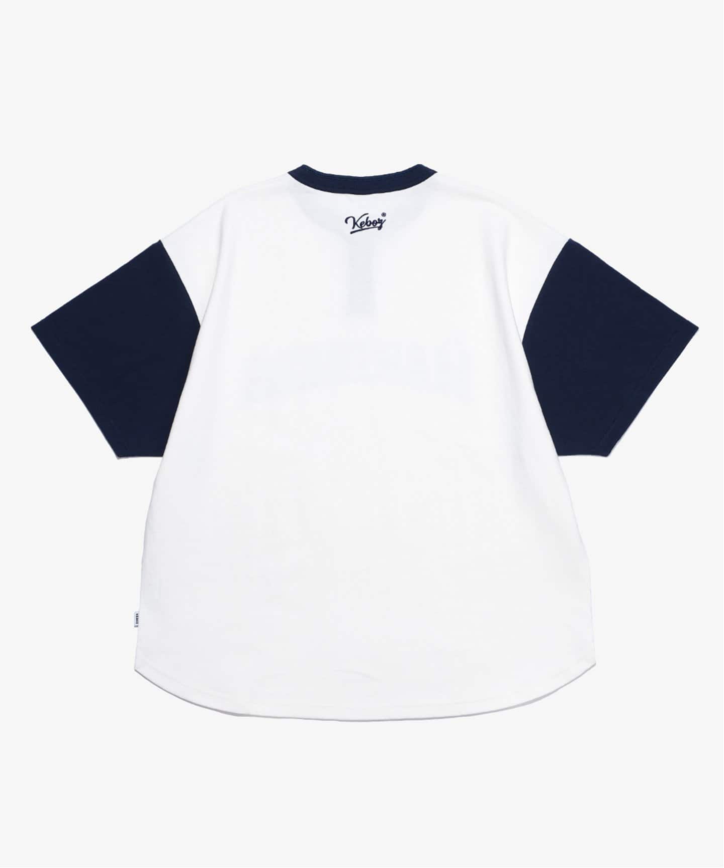 【KEBOZ】KEBOZ × MLB SEATTLE MARINERS ROUND HEM S/S TEE KEBOZ x MLB SEATTLE MARINERS ROUND HEM H（Tシャツ
