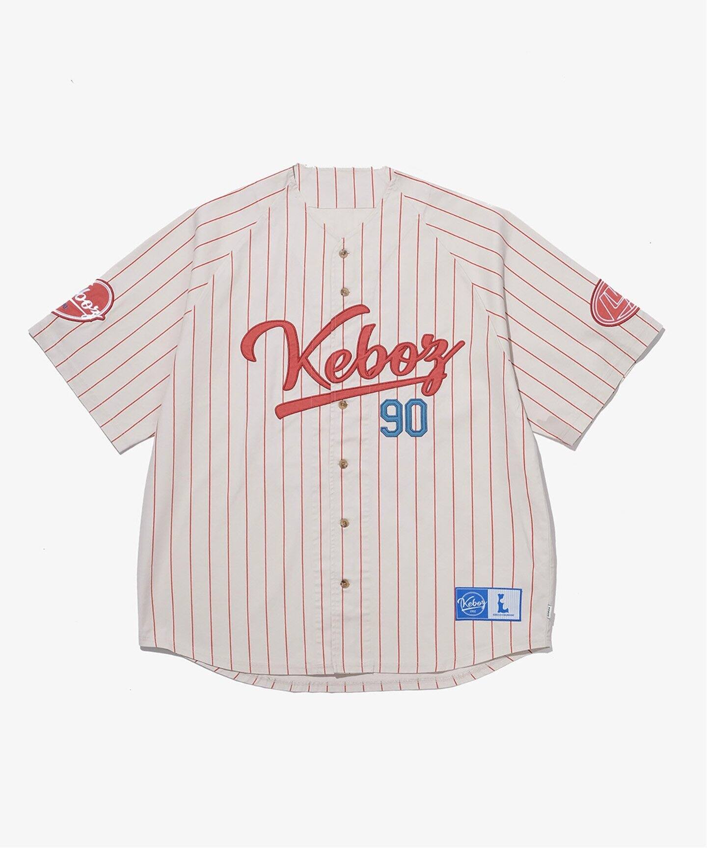 Keboz ゲームシャツ ケボズ KEBOZ CLASSIC BASEBALL SHIRT GRAY （GRAY） -PASSOVER
