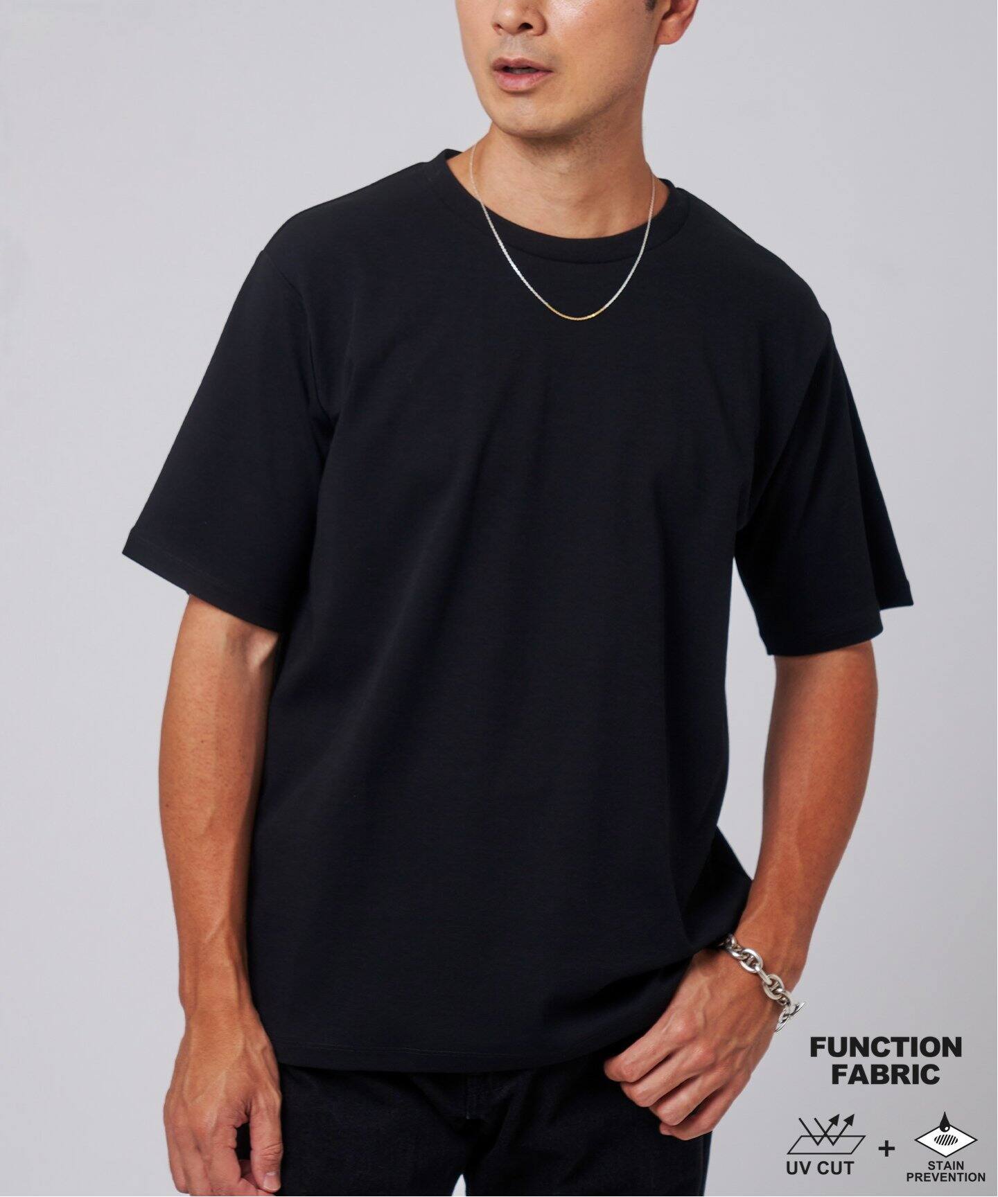 撥水＆汗染み軽減機能” プロテック ポンチ Tシャツ (プラスバイオ)（T