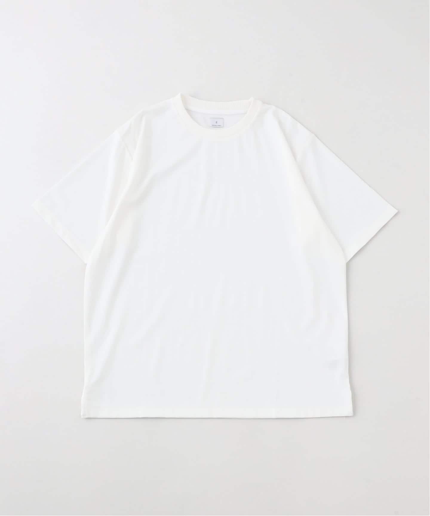 E. SILK MIX JQ NECK Tシャツ