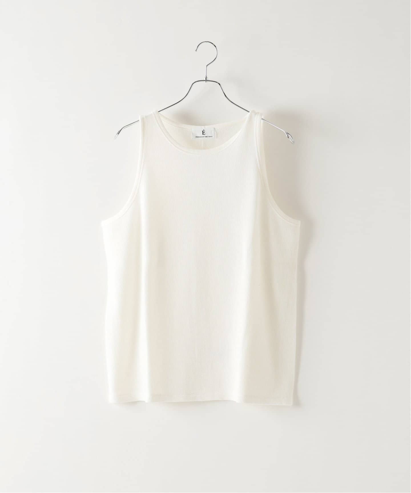 E. ×TanC (タンク) MICROWAFFLE TANKTOP（Tシャツ／カットソー