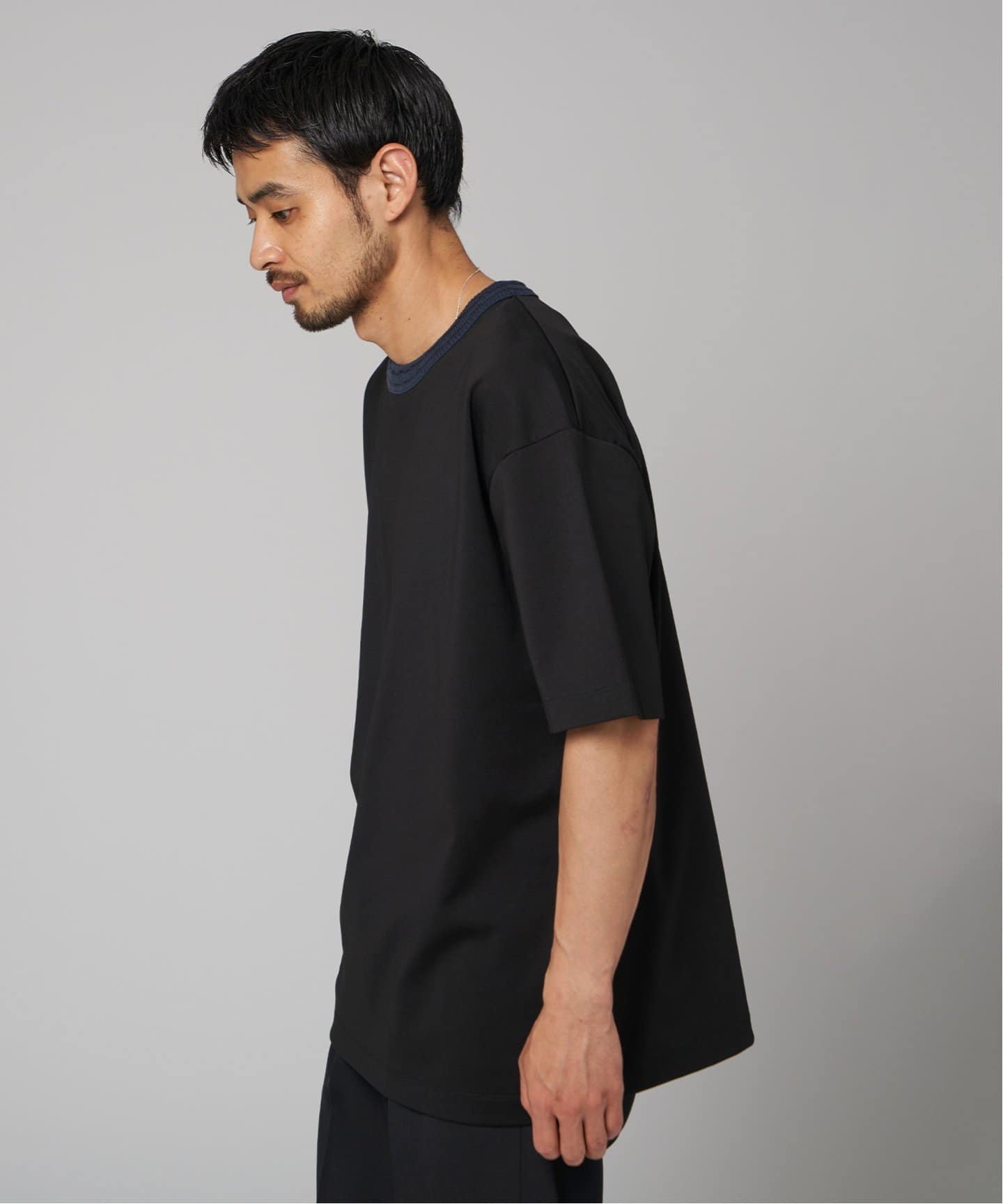 Dotted Line ネック Tシャツ（Tシャツ／カットソー）｜EDIFICE