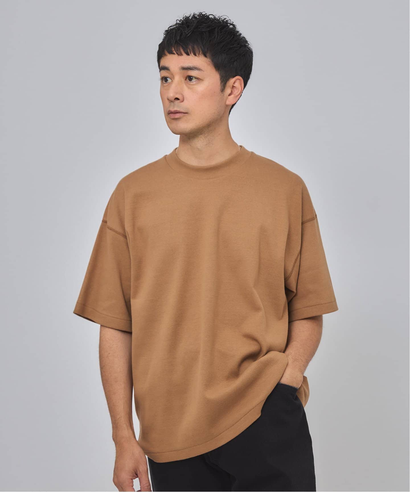 ETS.MATERIAUX マテリオ プルオーバーカットソー リネン100% ETS.MATERIAUX(マテリオ) GOKUZYUKU COTTON ショートスリーブ T