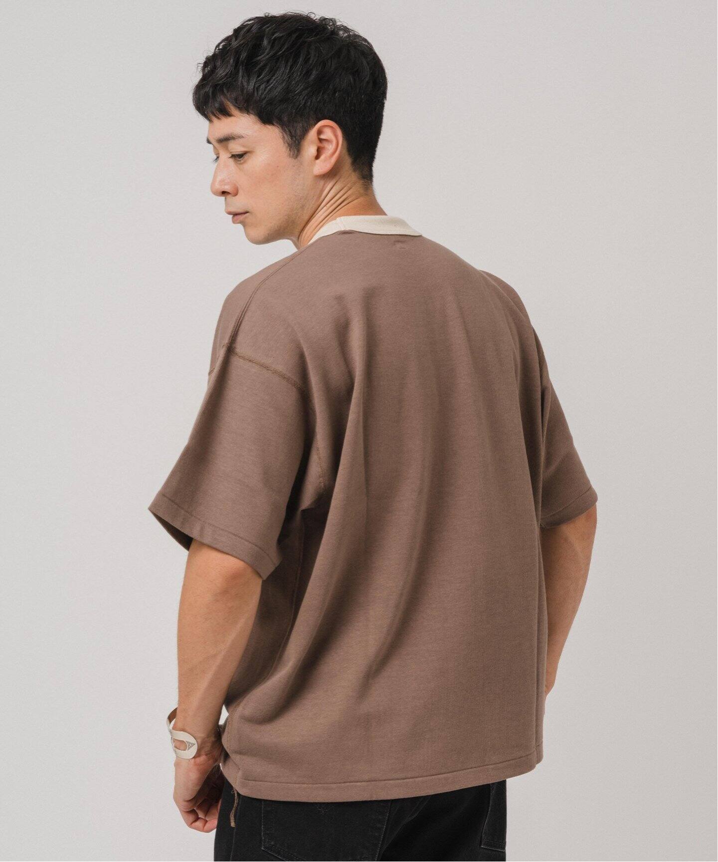 ETS.MATERIAUX(マテリオ) GOKUZYUKU リンガー Tシャツ（Tシャツ