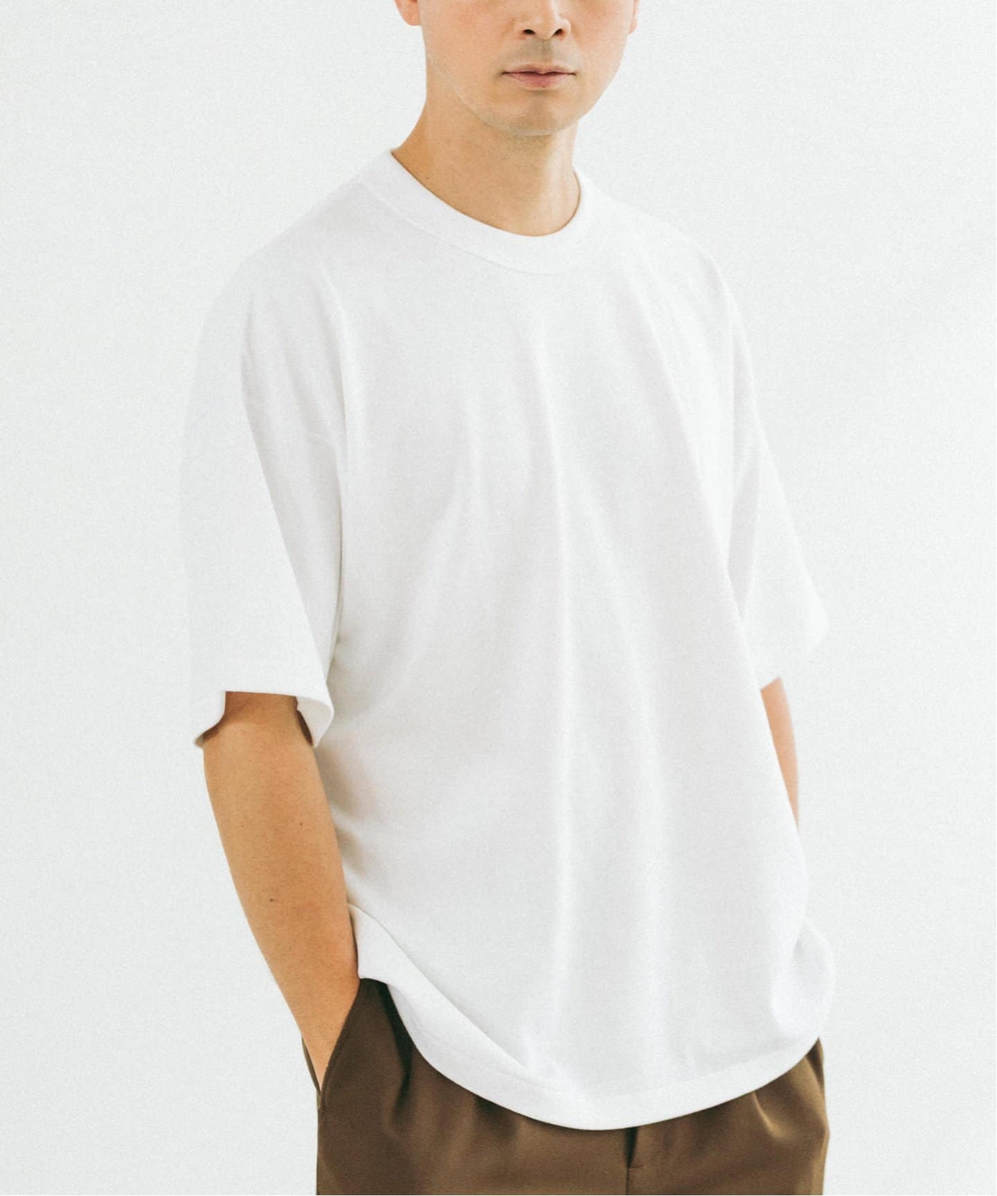 ETS.MATERIAUX(マテリオ) GOKUZYUKU 天竺 Tシャツ
