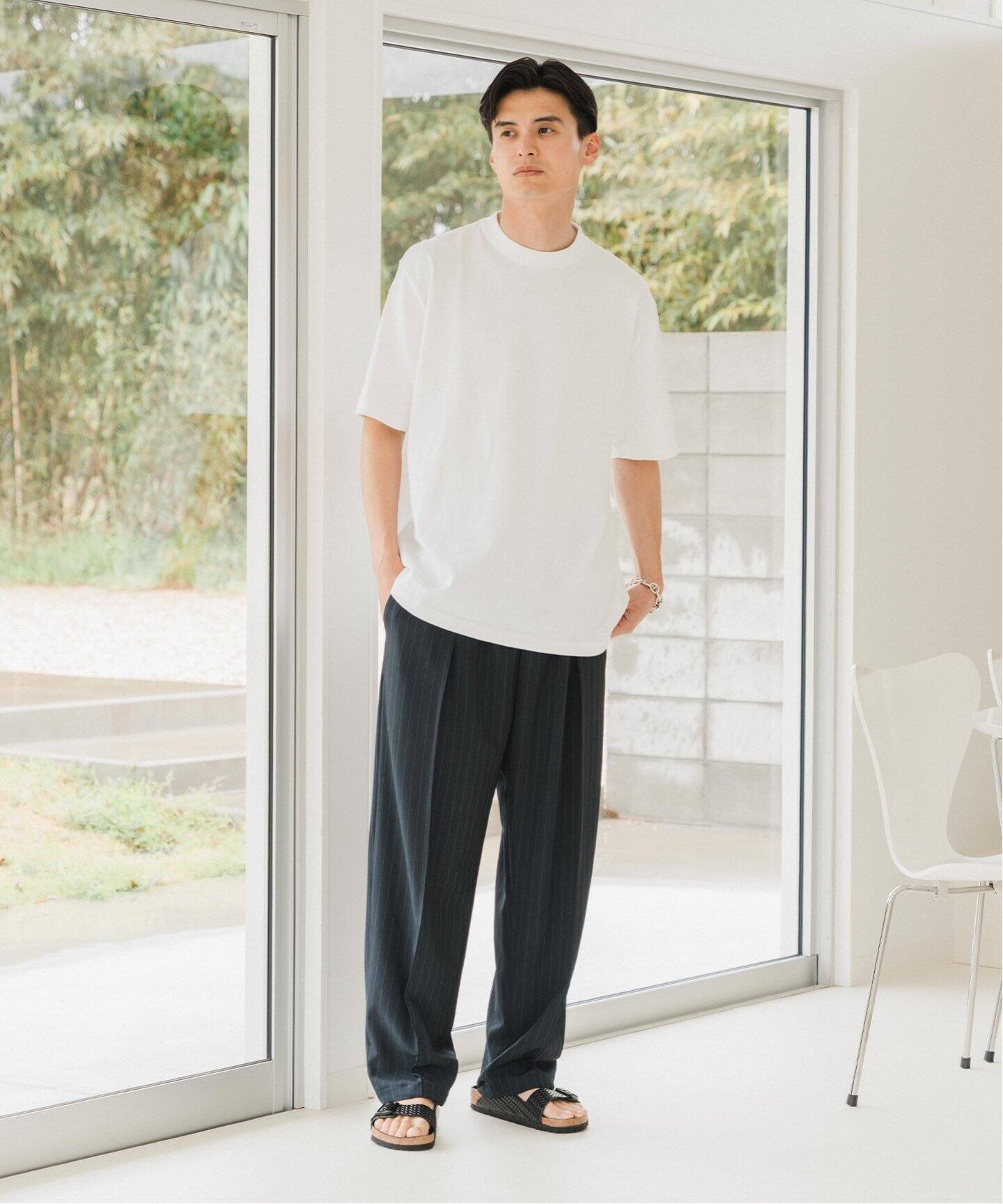 【美品】  Jeans リブ編み Tシャツ S ホワイト 楽天市場】ビッグTシャツ / CUBE SUGAR OE×スラブ プレー
