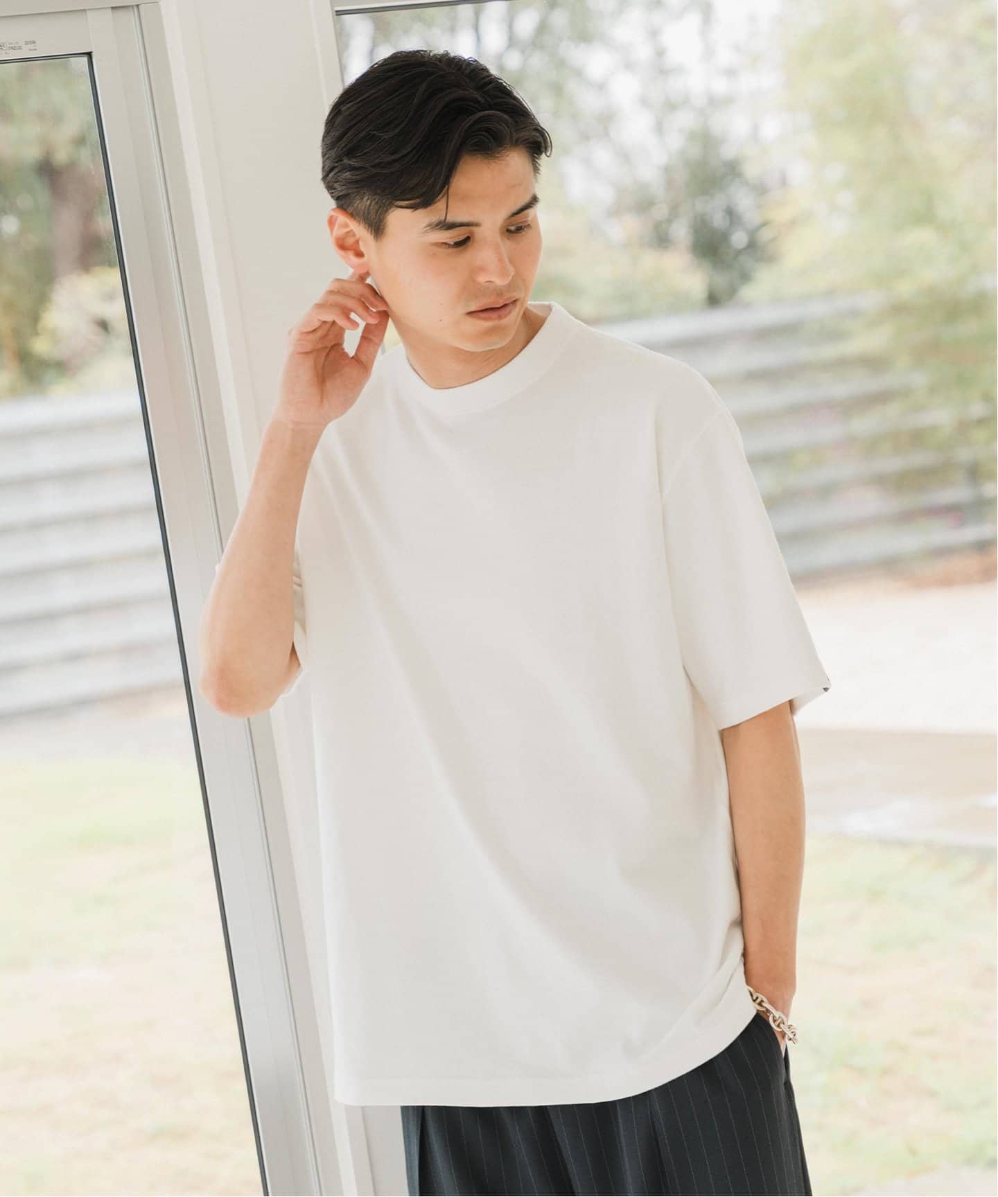 LOOPWHEELER for LOWERCASE ツリテンジク ビッグTシャツ（Tシャツ