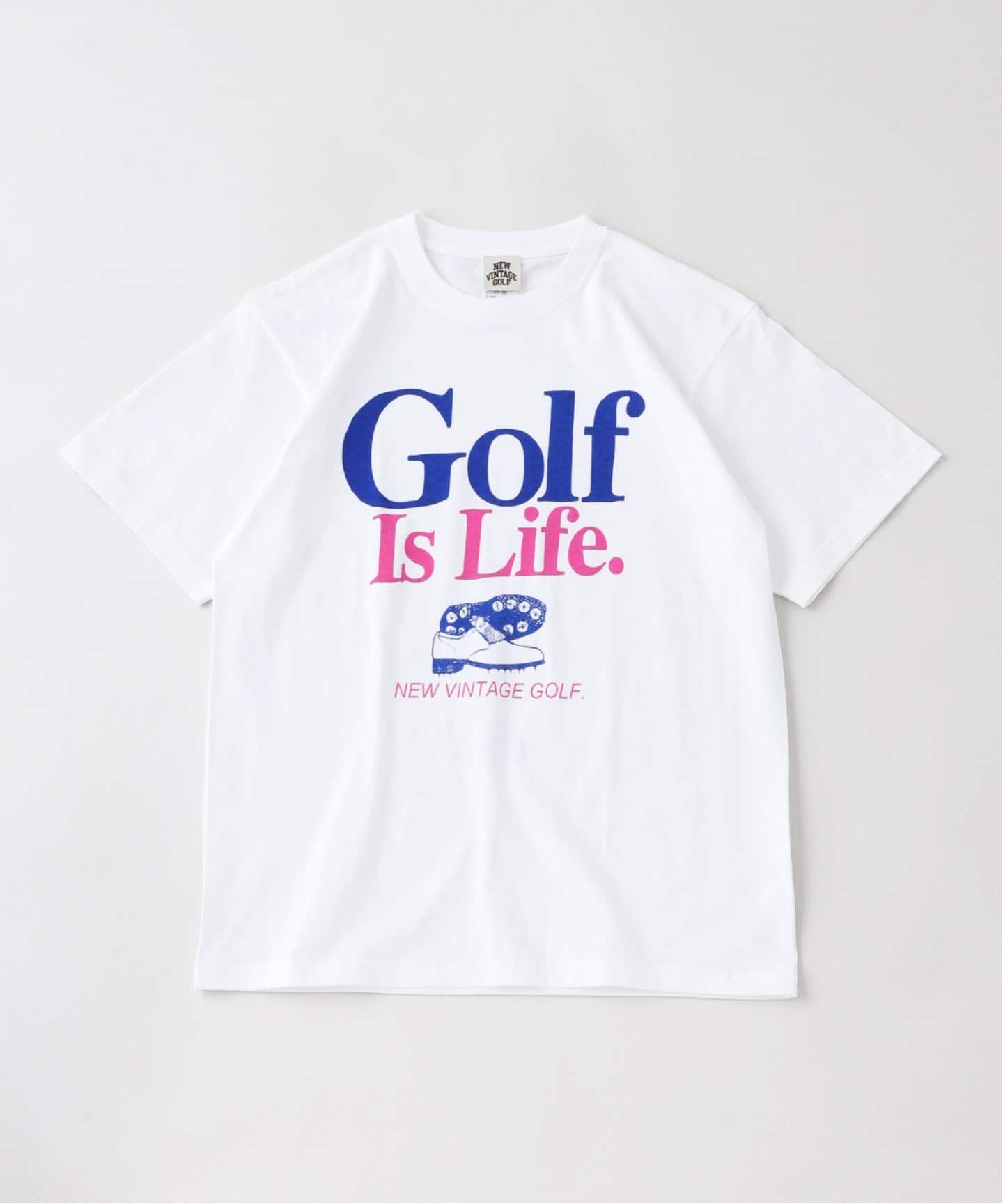 90s Golf Is Life メッセージTシャツ USA製 / XL NEW VINTAGE GOLF(ニューヴィンテージゴルフ) Golf is Life T