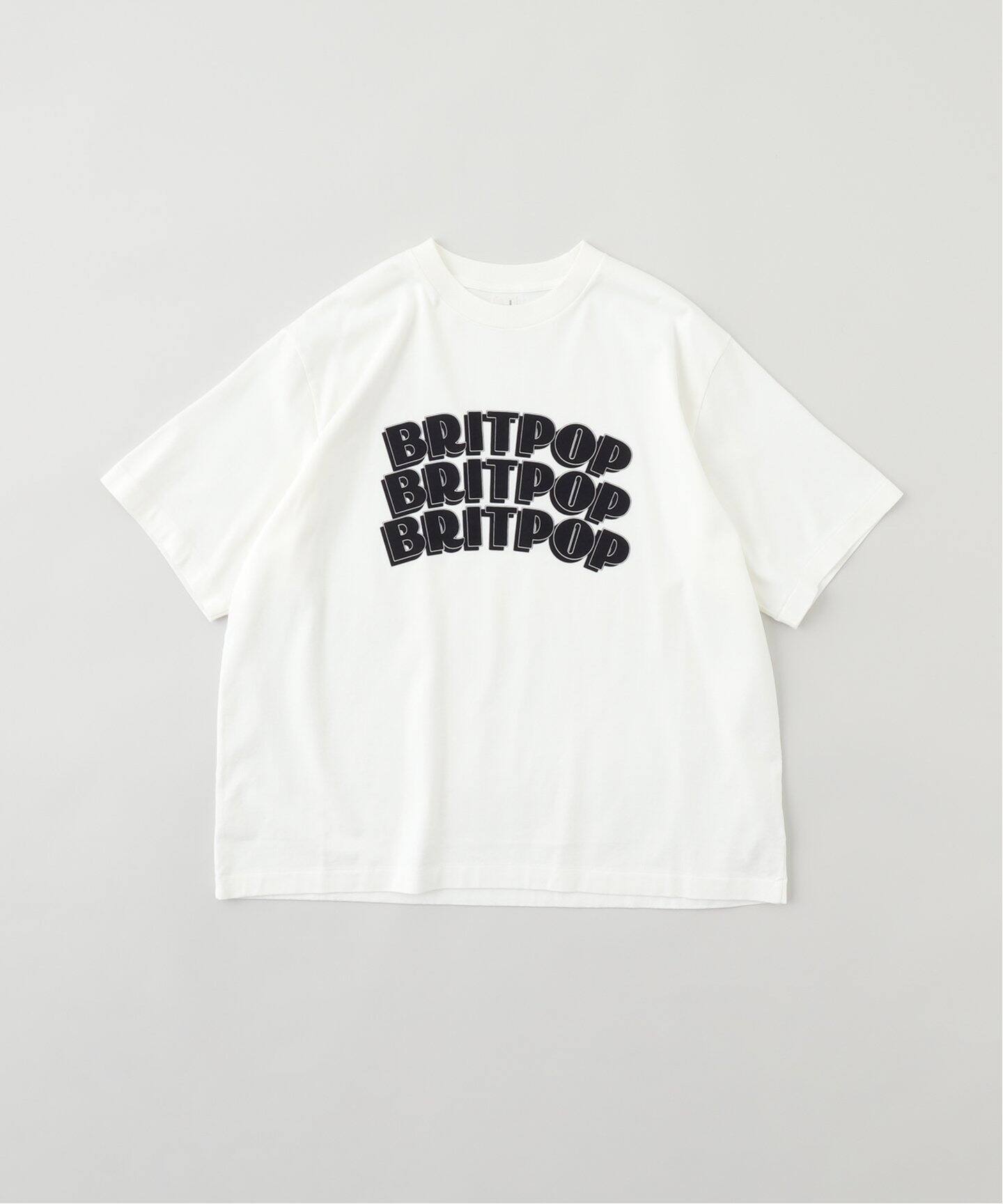 blurhms ROOTSTOCK (ブラームスルーツストック) BRITPOP プリント T 