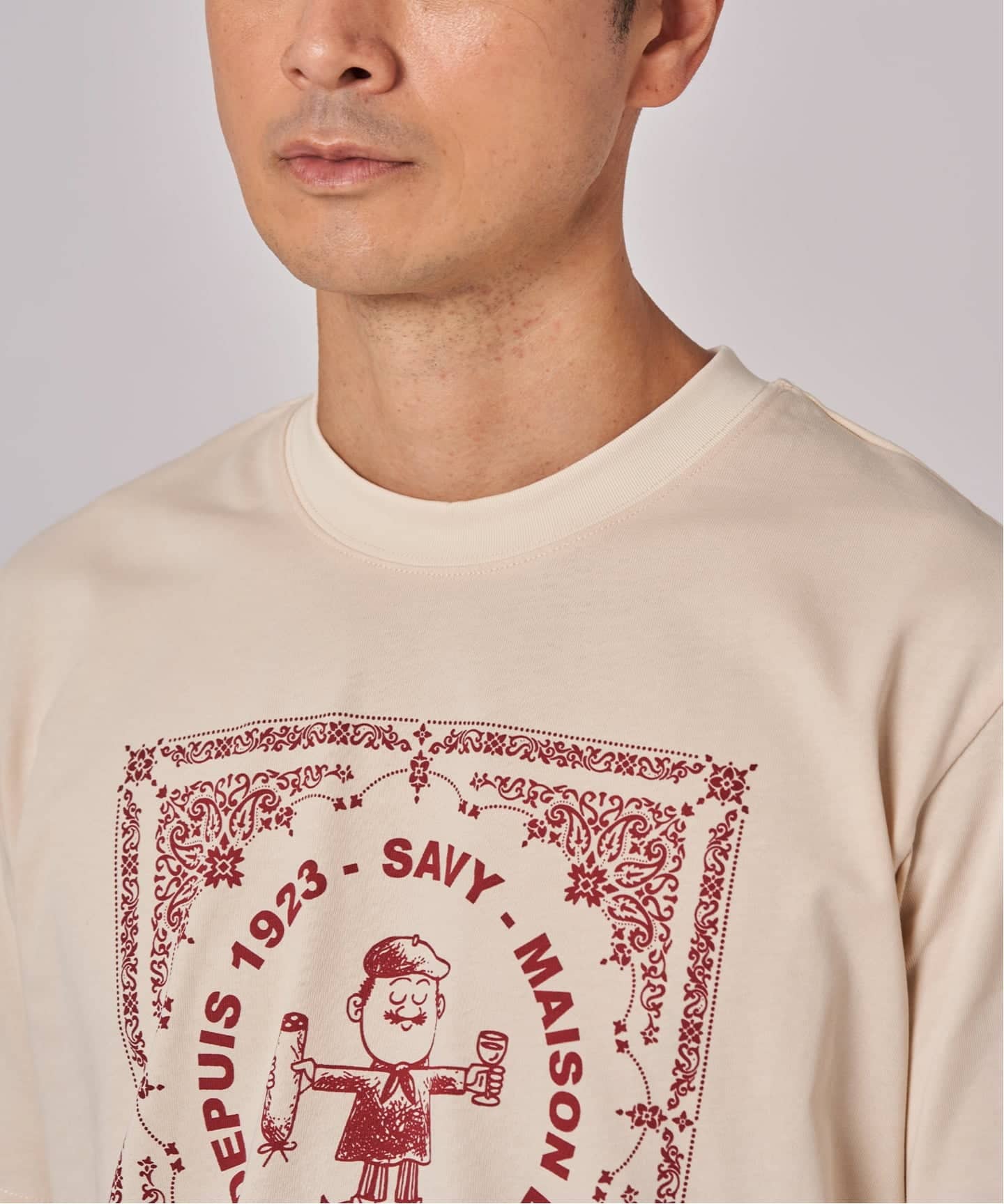 GIFT SHOP (ギフトショップ) 別注 Savy T shirt Bandana（Tシャツ