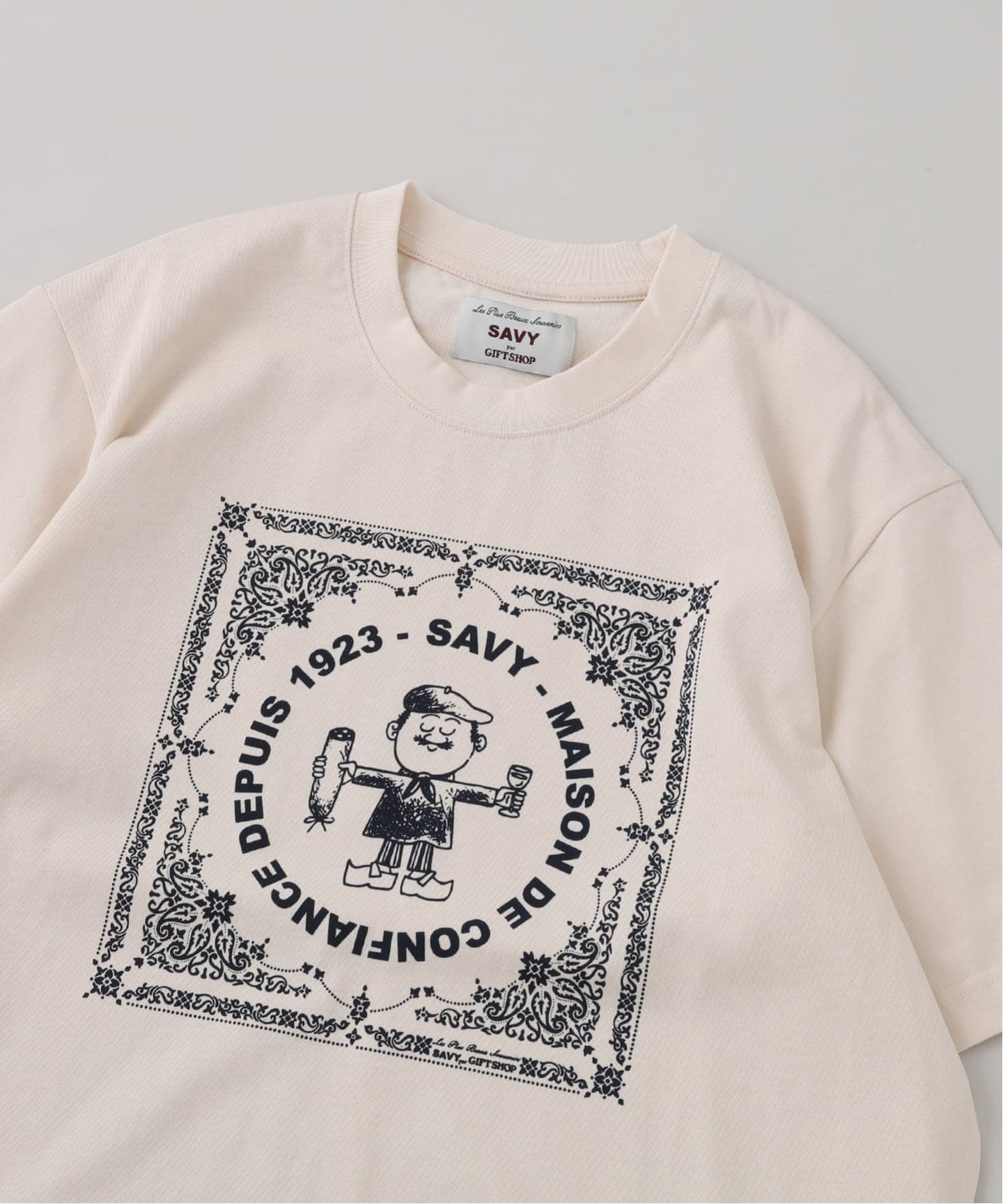 GIFT SHOP (ギフトショップ) 別注 Savy T shirt Bandana（Tシャツ