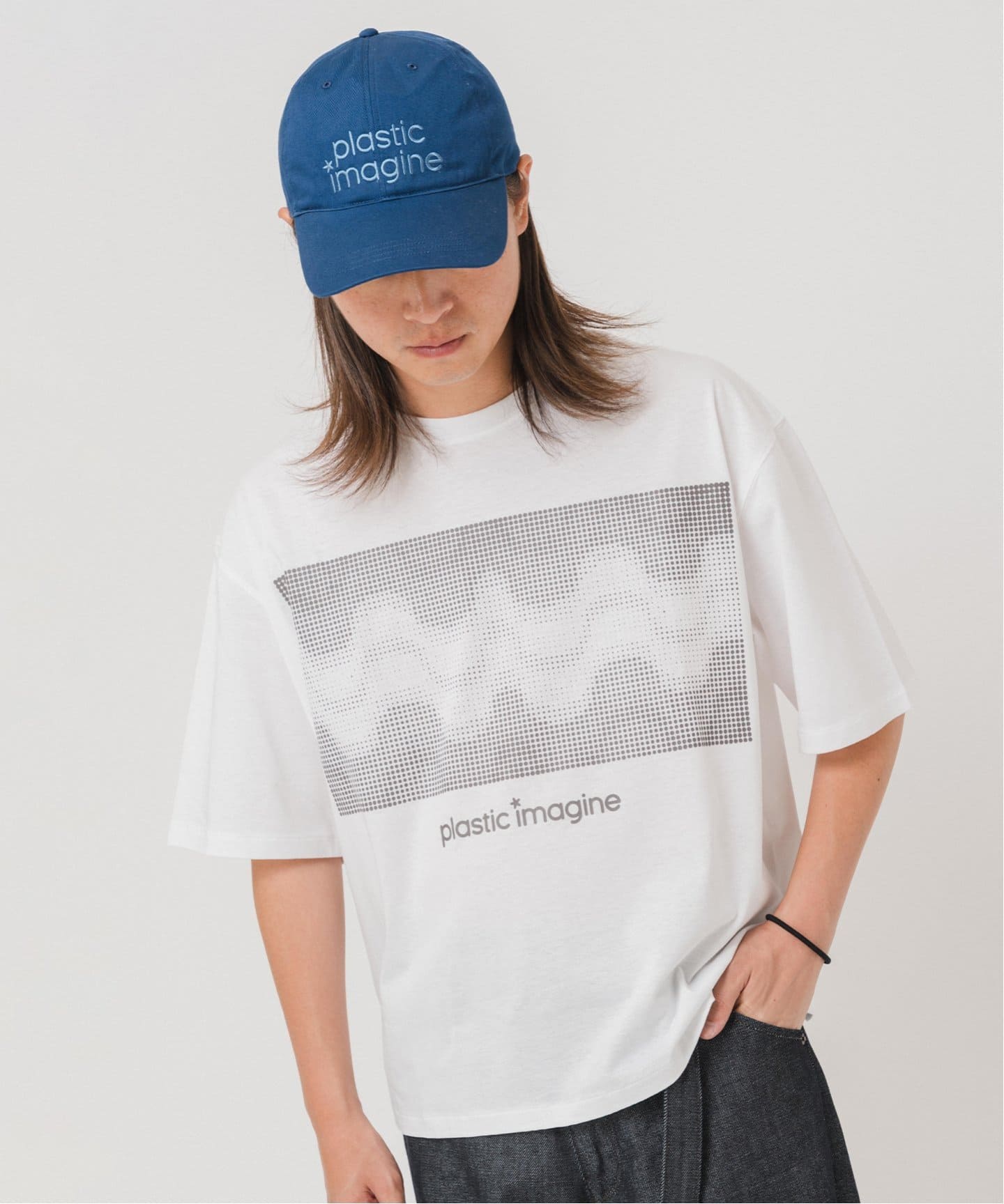 PLASTIC IMAGINE (プラスチックイマジン) 別注 Dot Wave Tシャツ（T