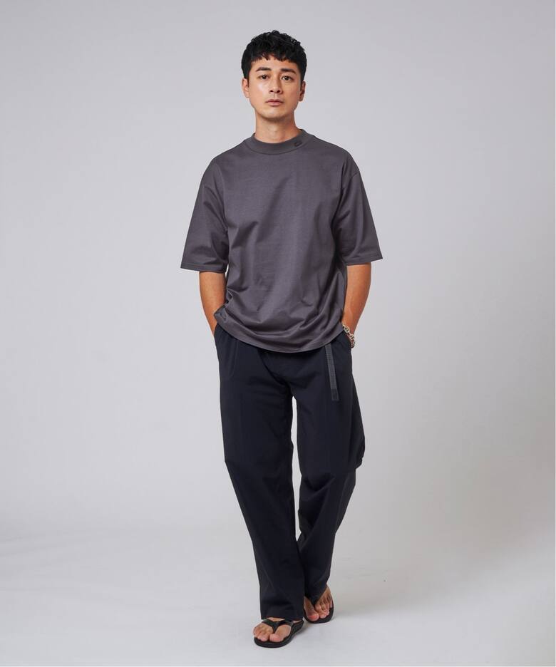 LACOSTE (ラコステ) 別注 モックネック Tシャツ（Tシャツ／カットソー 