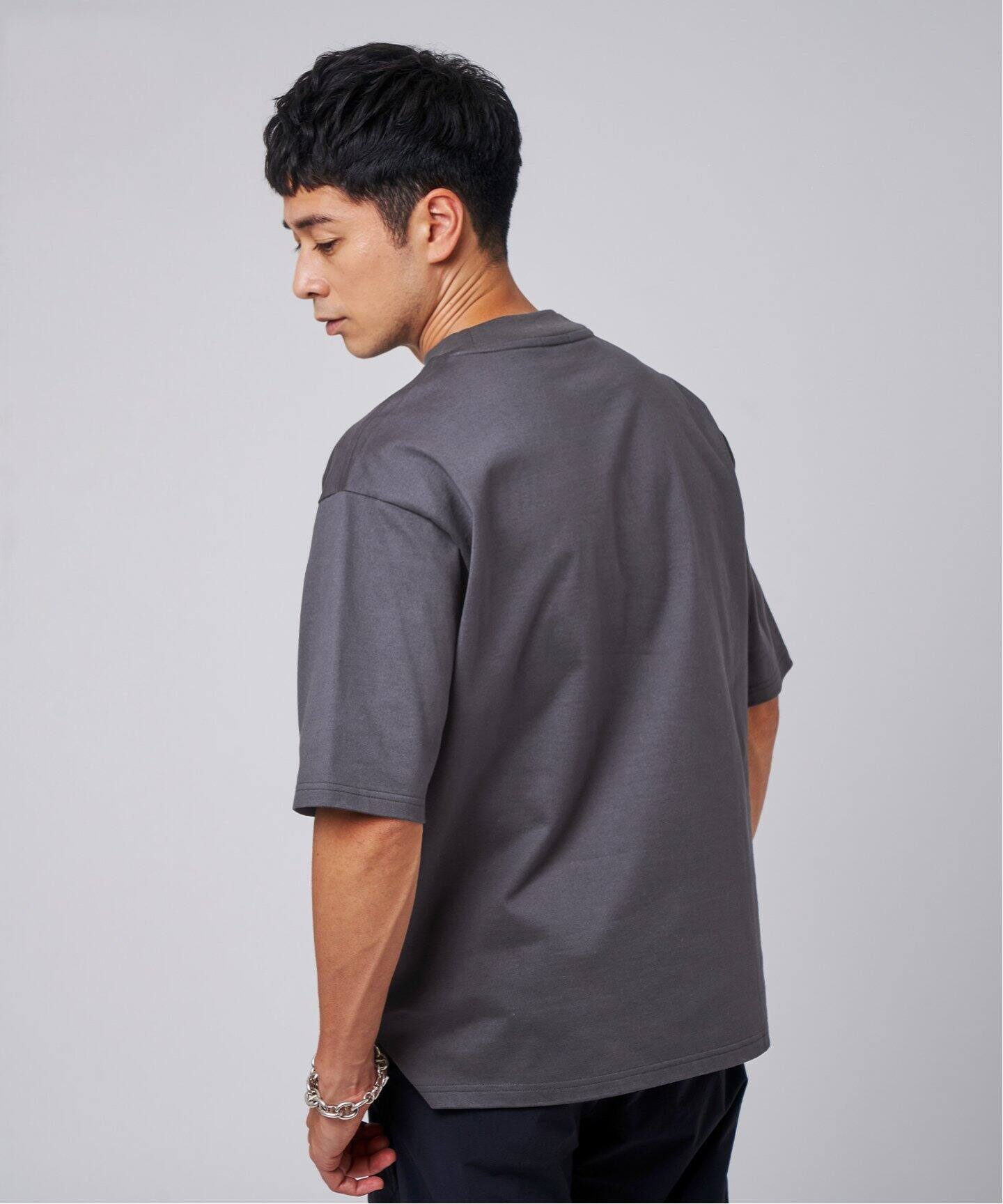 LACOSTE (ラコステ) 別注 モックネック Tシャツ(Tシャツ LACOSTE (ラコステ) 別注 モックネック Tシャツ(Tシャツ