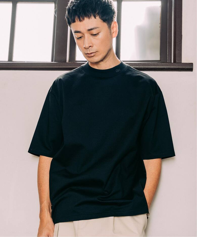 LACOSTE (ラコステ) 別注 モックネック Tシャツ（Tシャツ／カットソー 
