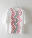 PLASTIC IMAGINE (プラスチックイマジン) 別注 3D wave Tシャツ