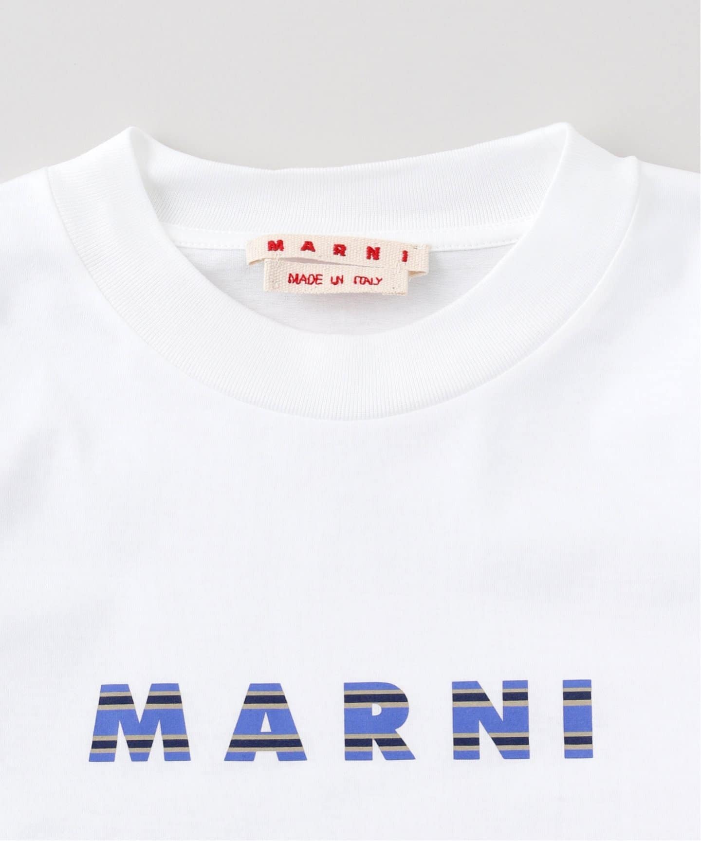 MARNI(マルニ) PRINTED STRIPES LOGO Tシャツ（Tシャツ