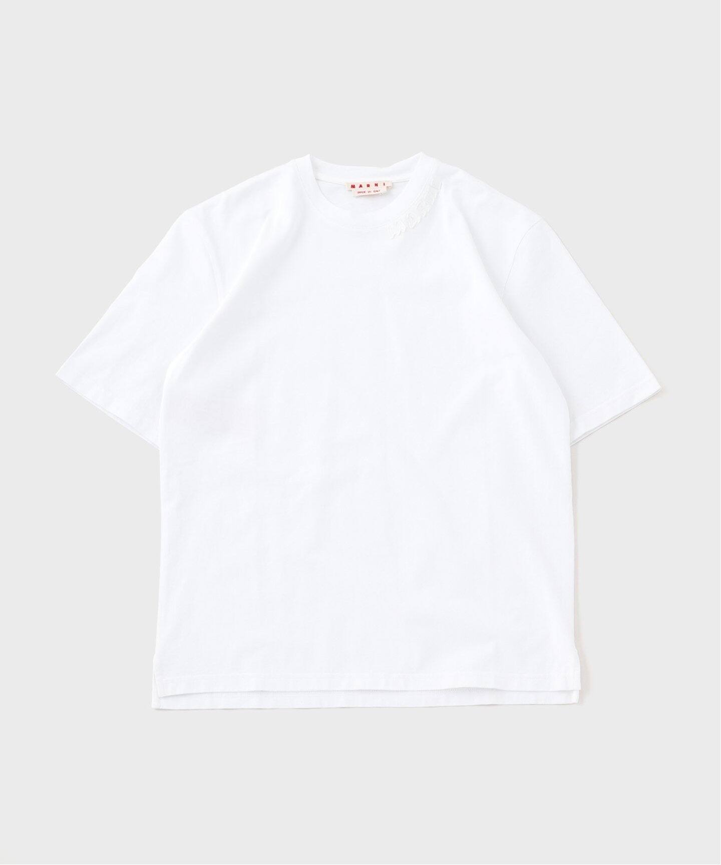 MARNI(マルニ) JERSEY NECK LOGO TEE（Tシャツ／カットソー