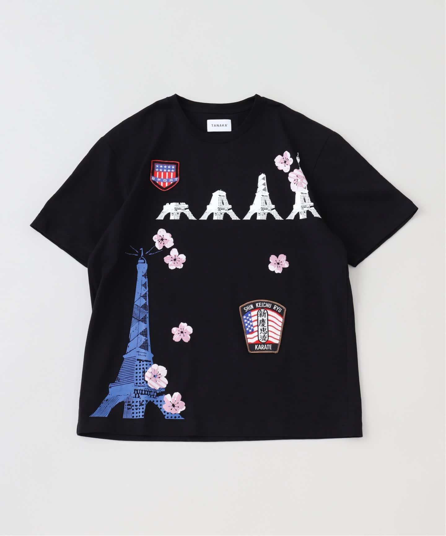TANAKA タナカ THE TEE+ チュールTシャツ ST50-BR ブラック L TANAKA(タナカ) -Amanojak. online store 通販
