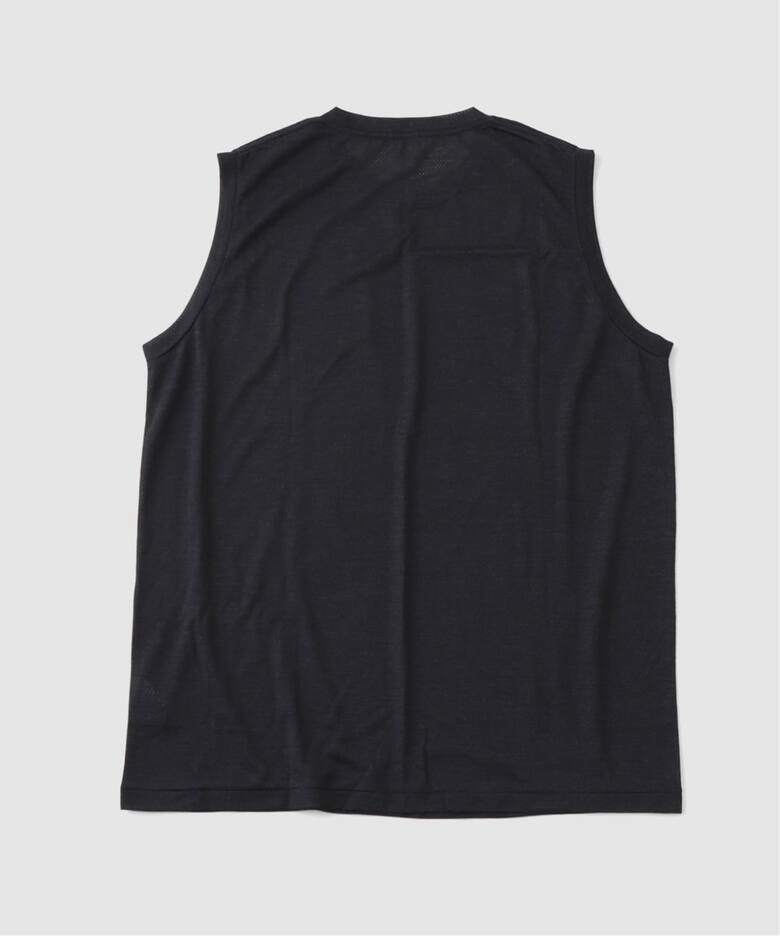 COMOLI / コモリ ウールメッシュ ノースリーブ（Tシャツ／カットソー 