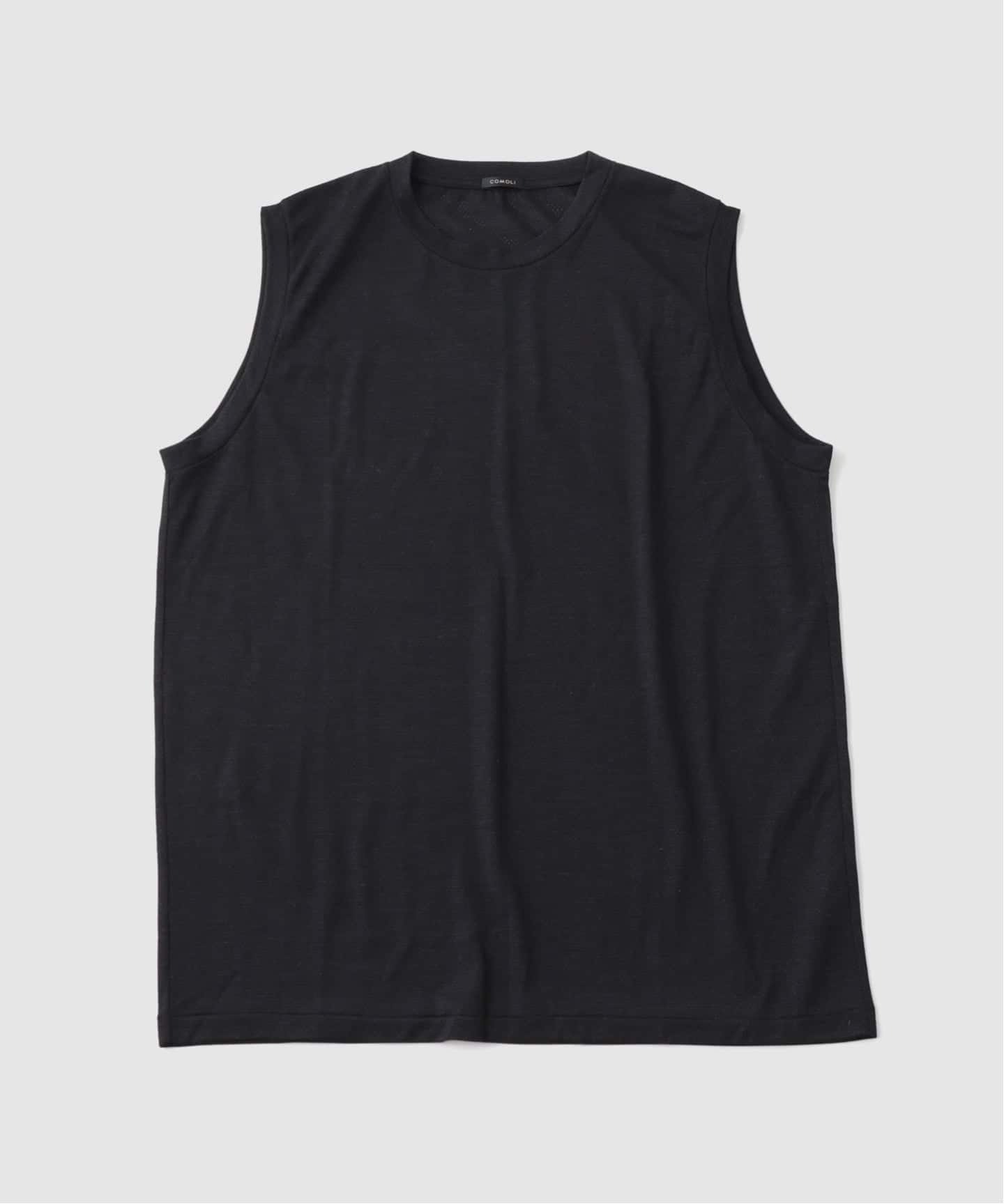 COMOLI 25SS ウールメッシュ ノースリーブ コモリ COMOLI / コモリ ウールメッシュ ノースリーブ（Tシャツ／カットソー
