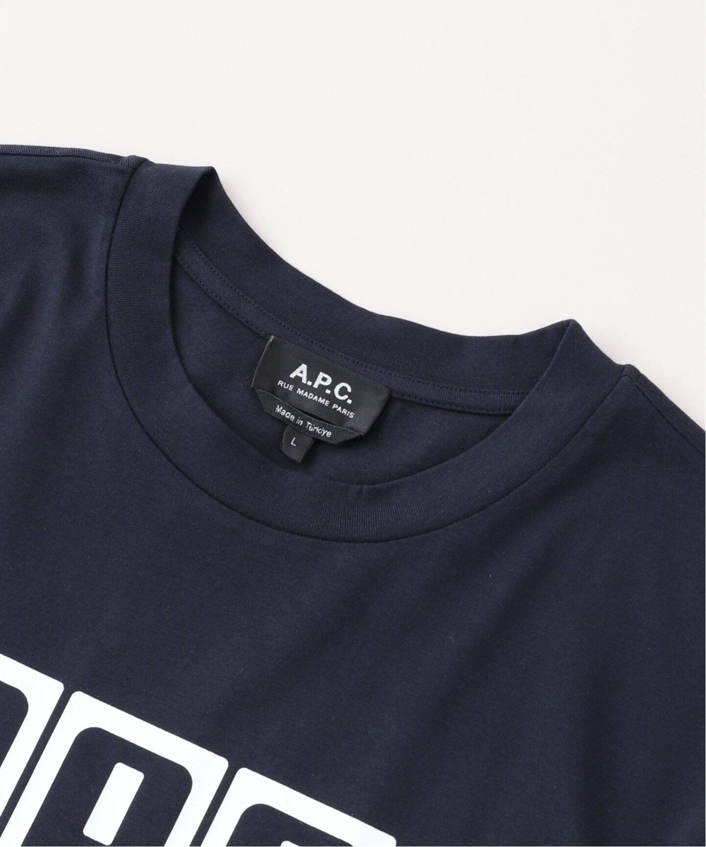 【関税込み】A.P.C. ネイビー Platine Tシャツ 関税込み】A.P.C. ネイビー Platine Tシャツ Platine Tシャツ