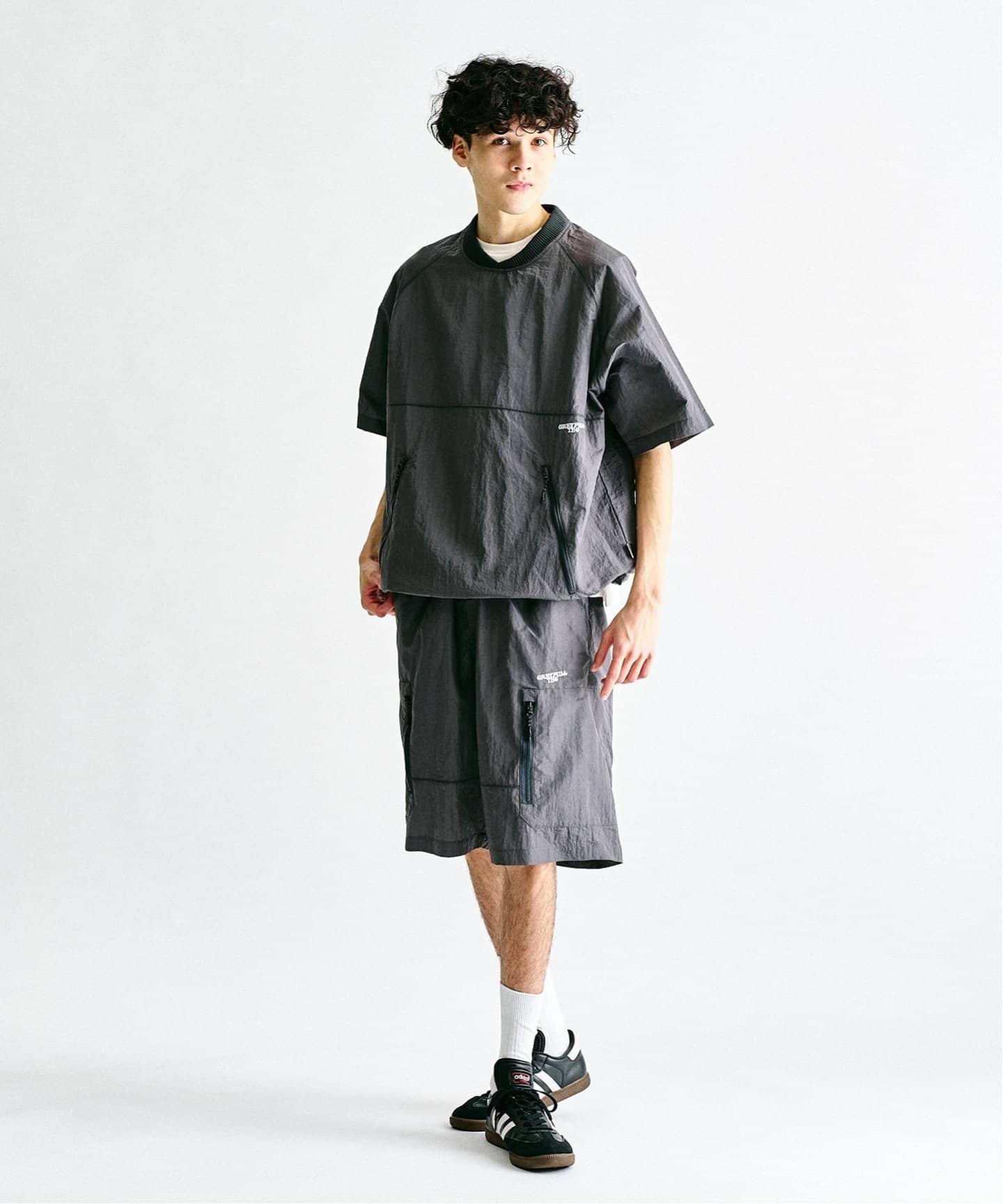   Jeans グレー Tシャツワンピース セール】 コードレースシャツワンピース （ドレス）｜GRACE