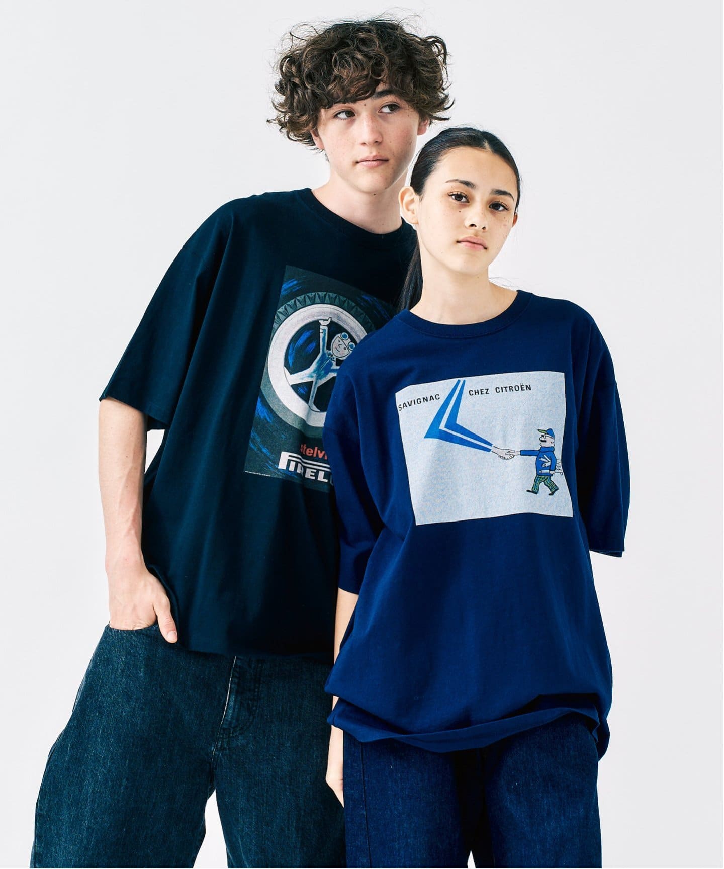 SAVIGNAC サヴィニャック別注 French Company プリントTシャツ 1