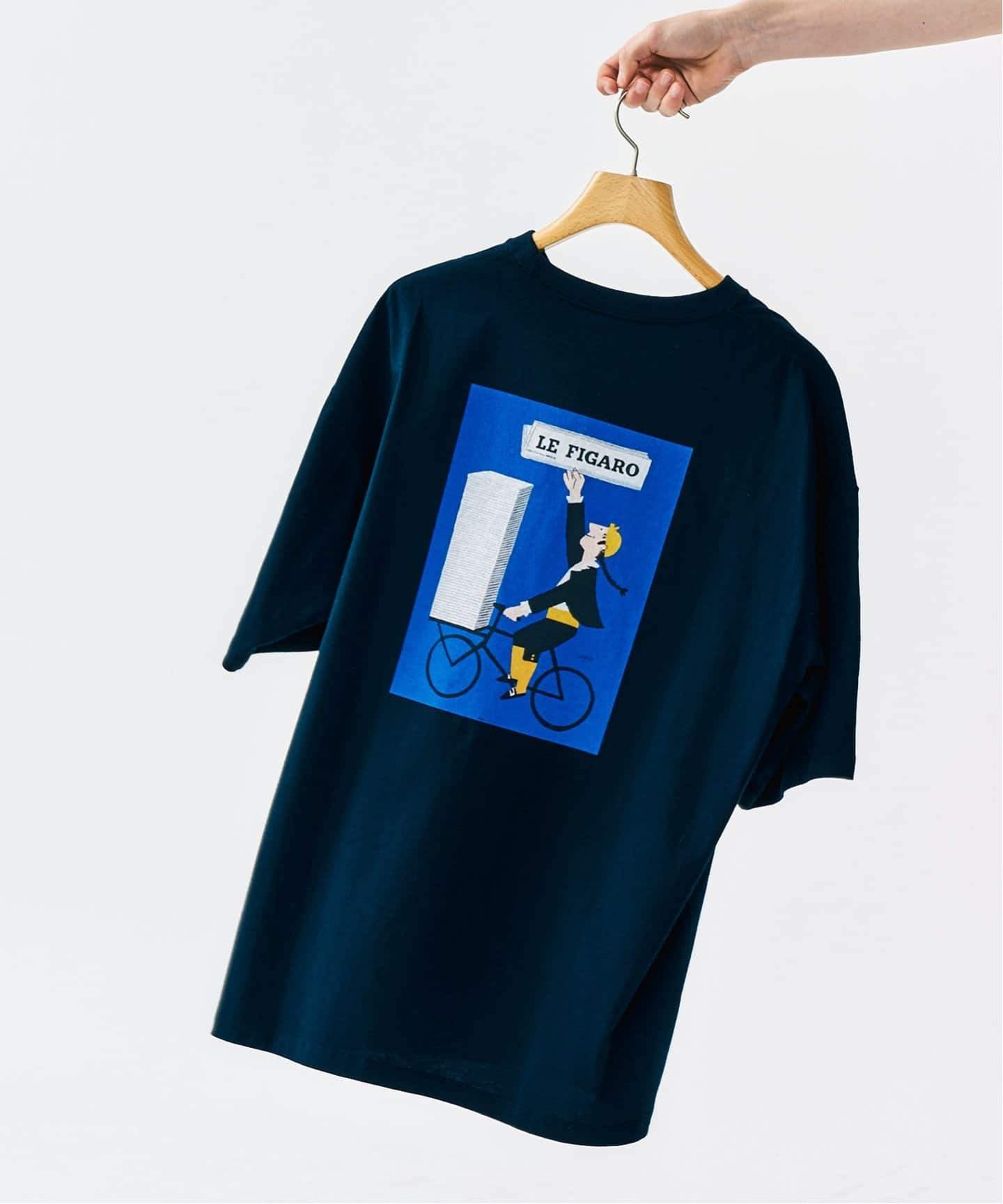 SAVIGNAC サヴィニャック 別注 French Company プリントTシャツ