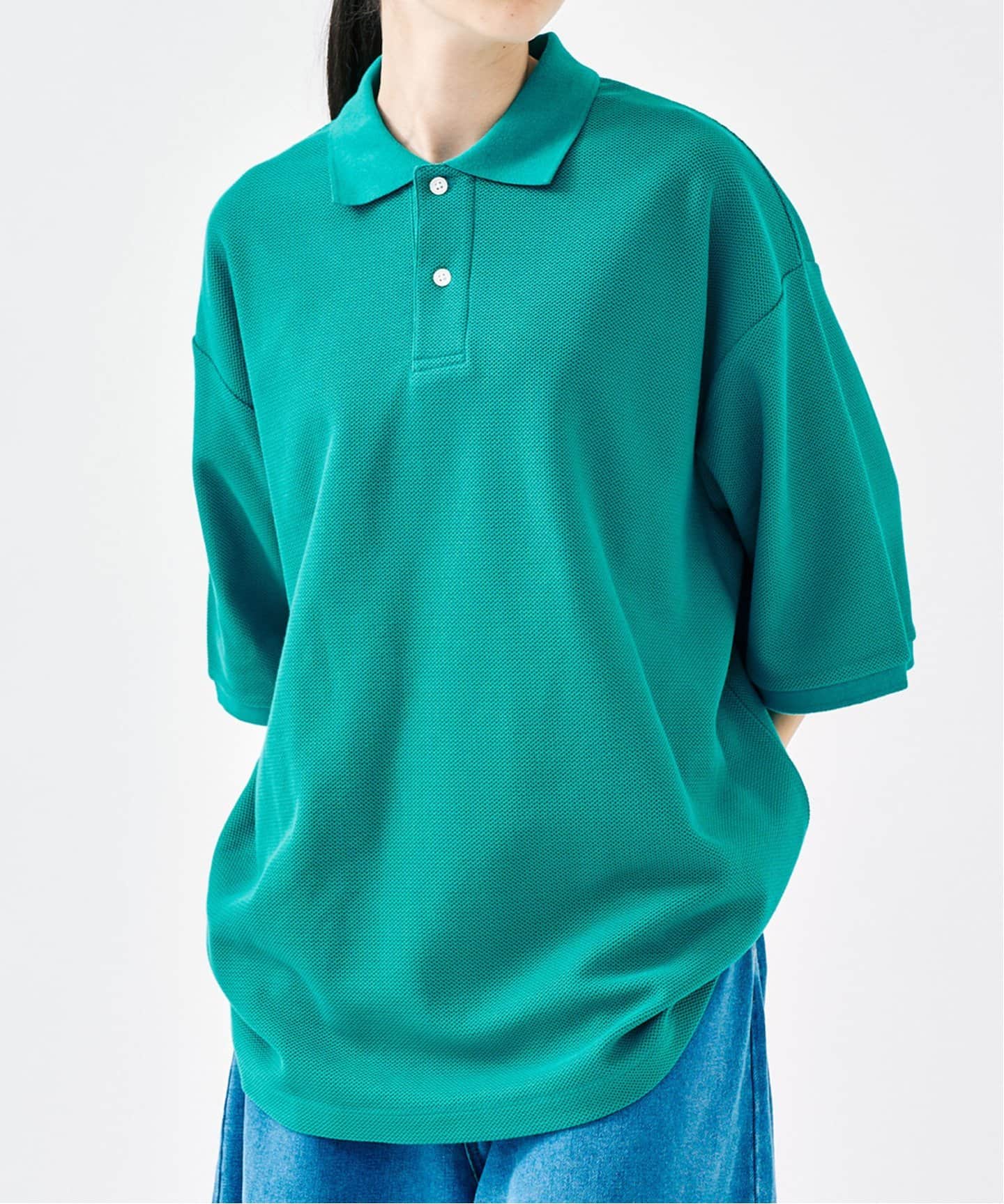 エディフィスbureau鹿の子ポロシャツ 鹿の子ポロ / Kanoko Polo shirt | ECROF