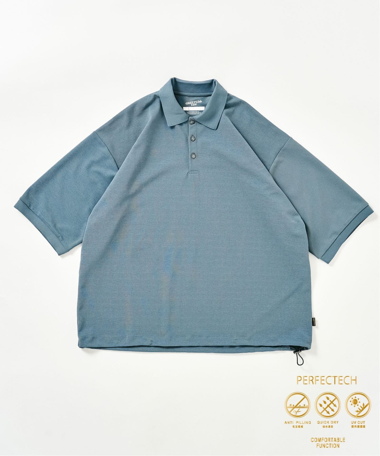 エディフィスbureau鹿の子ポロシャツ PERFECTECH カノコ ポロシャツ（ポロシャツ）｜417 EDIFICE（フォー