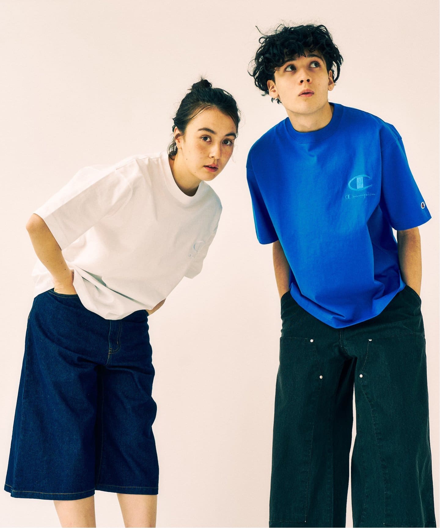 CHAMPION / チャンピオン 417別注 ダブルロゴTシャツ（Tシャツ