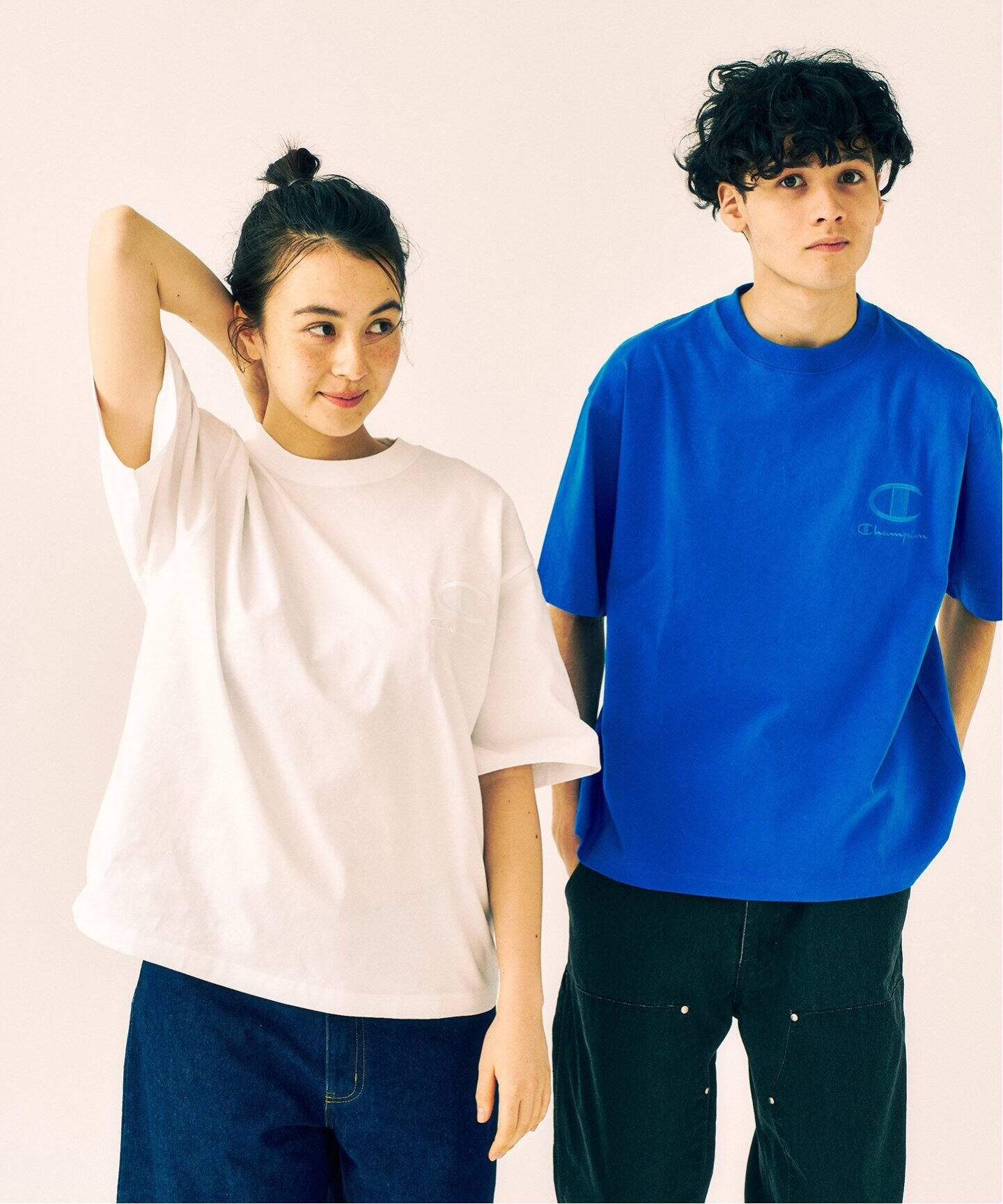 CHAMPION / チャンピオン 417別注 ダブルロゴTシャツ（Tシャツ