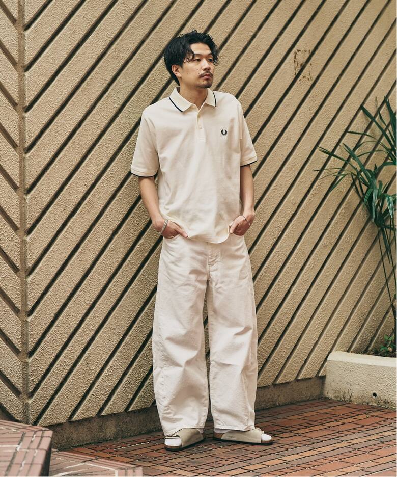 FRED PERRY 417別注 Textured Single Tipped Sh（ポロシャツ）｜417 