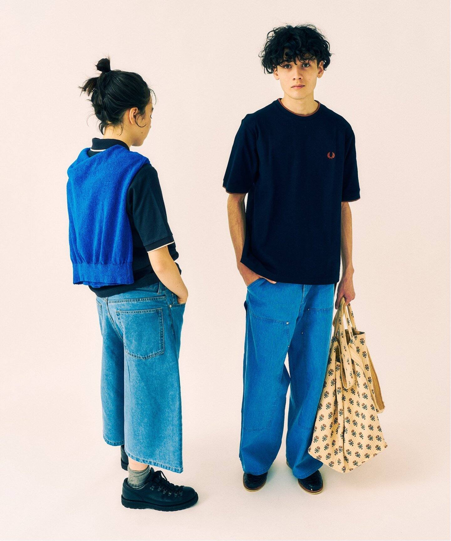 FRED PERRY 417別注 Textured Single Tipped Tシャツ（Tシャツ