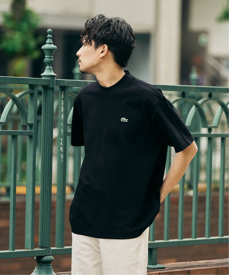 LACOSTE / ラコステ 417別注 マイクロカノコ モックネックTEE（Tシャツ 