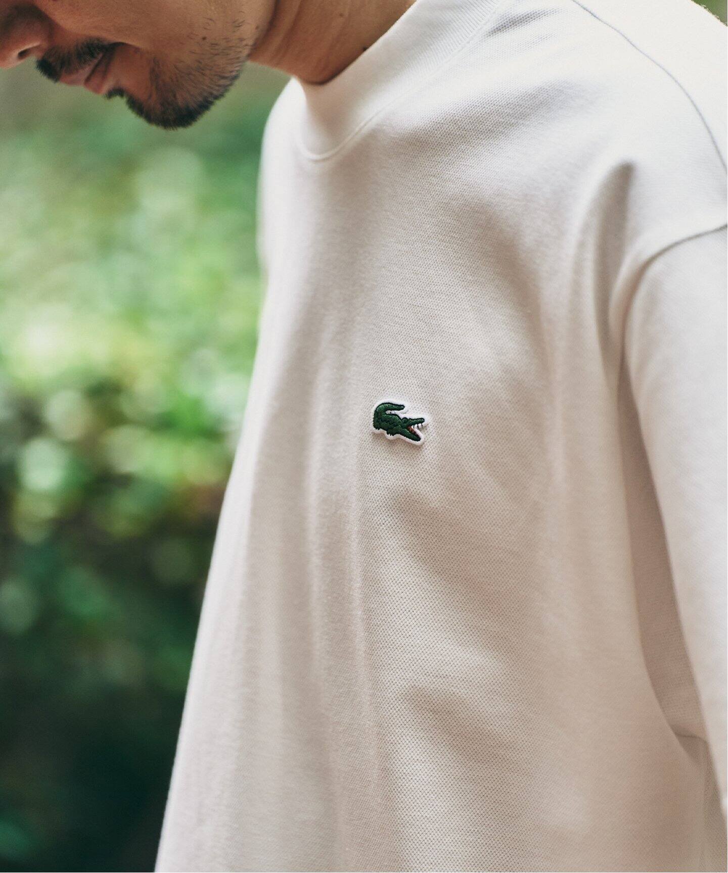 LACOSTE / ラコステ 417別注 マイクロカノコ モックネックTEE（Tシャツ