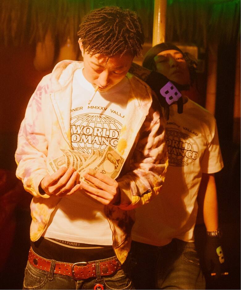 VALLAD / バラッド × LONER】ワールド ロマンス Tシャツ（Tシャツ
