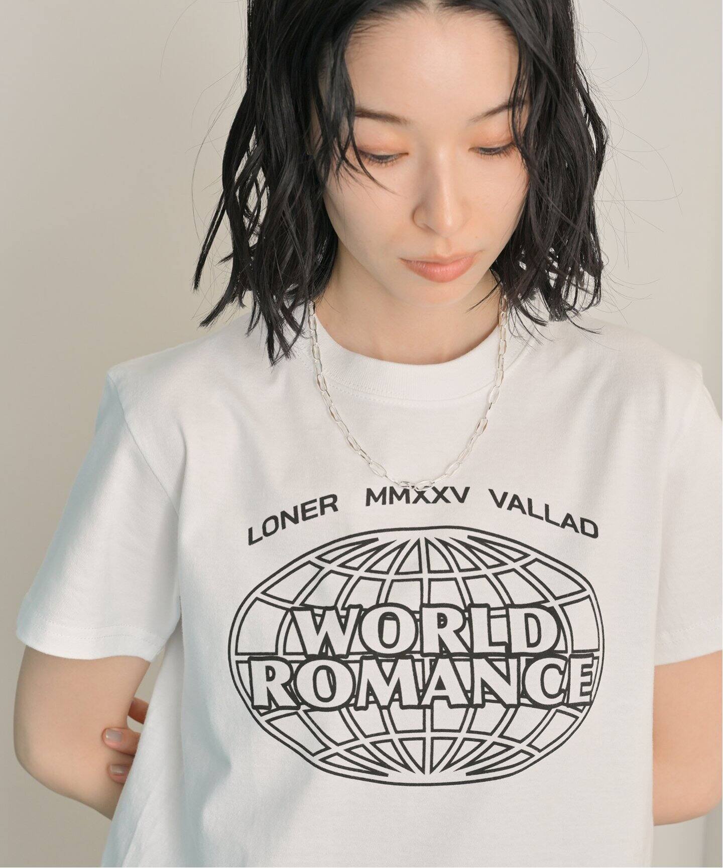 VALLAD / バラッド × LONER】ワールド ロマンス Tシャツ（Tシャツ 